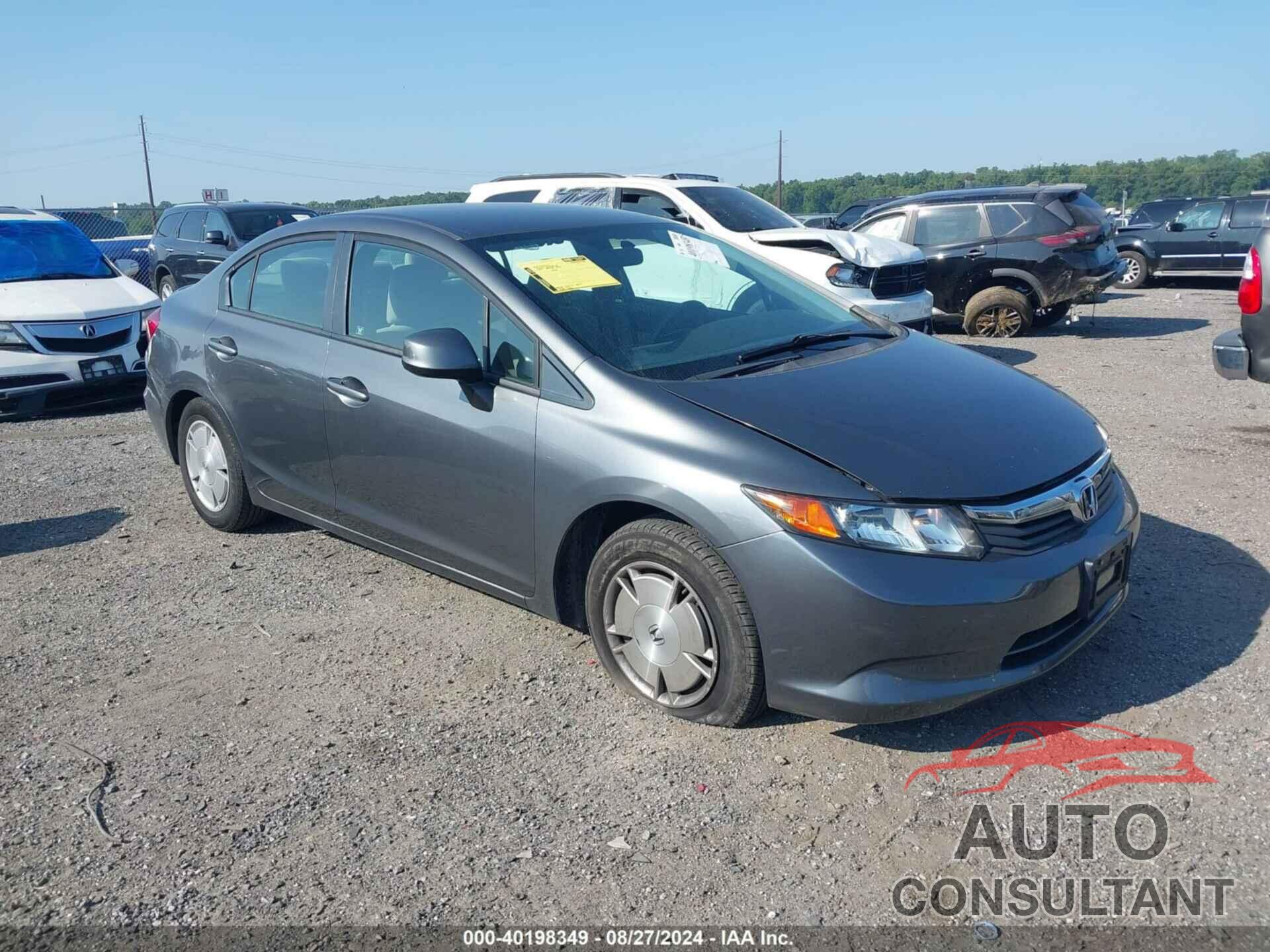 HONDA CIVIC 2012 - 2HGFB2F66CH522032
