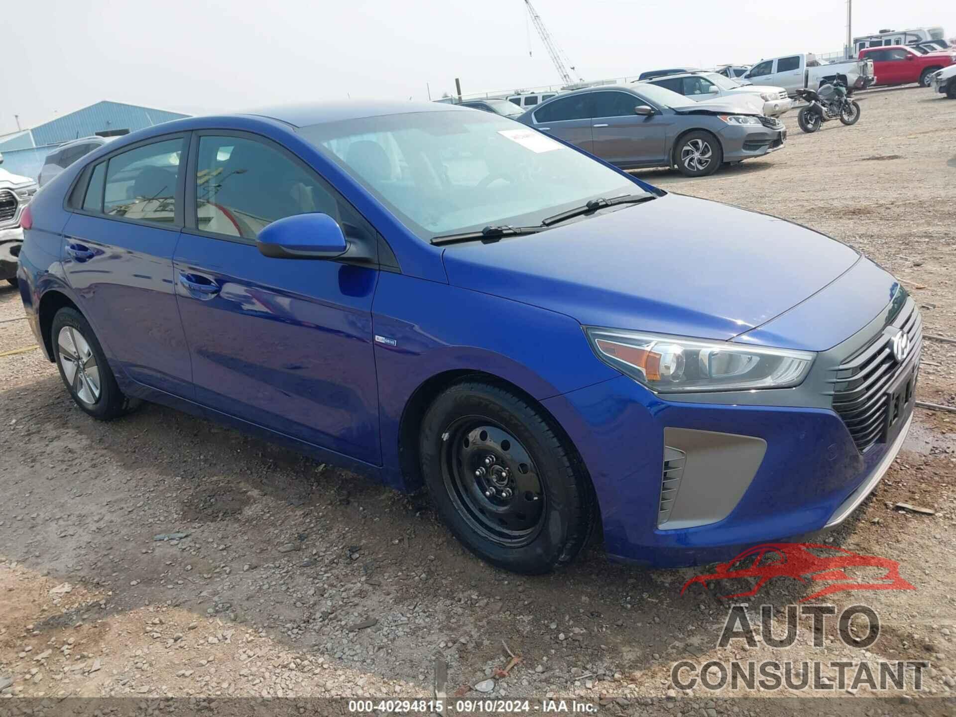 HYUNDAI IONIQ HYBRID 2019 - KMHC65LC8KU149326