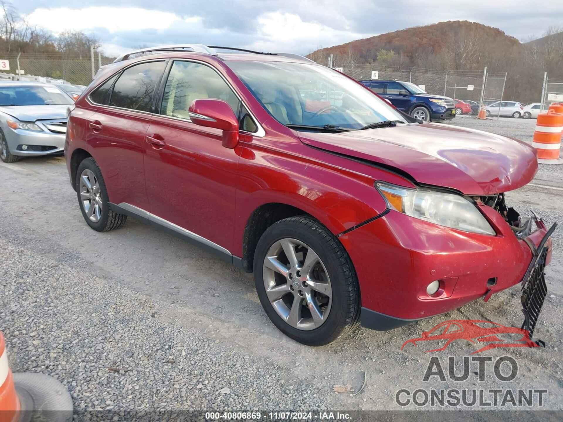 LEXUS RX 350 2012 - 2T2ZK1BA7CC069996