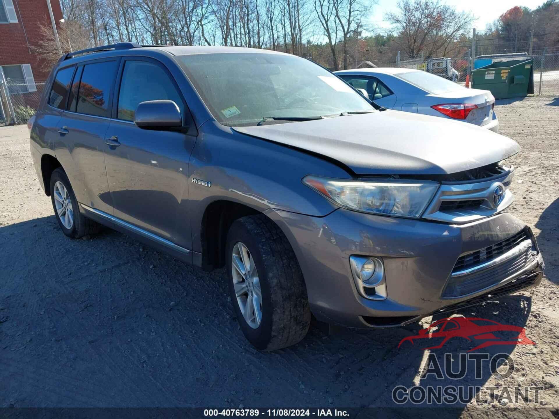 TOYOTA HIGHLANDER HYBRID 2012 - JTEBC3EH2C2009450
