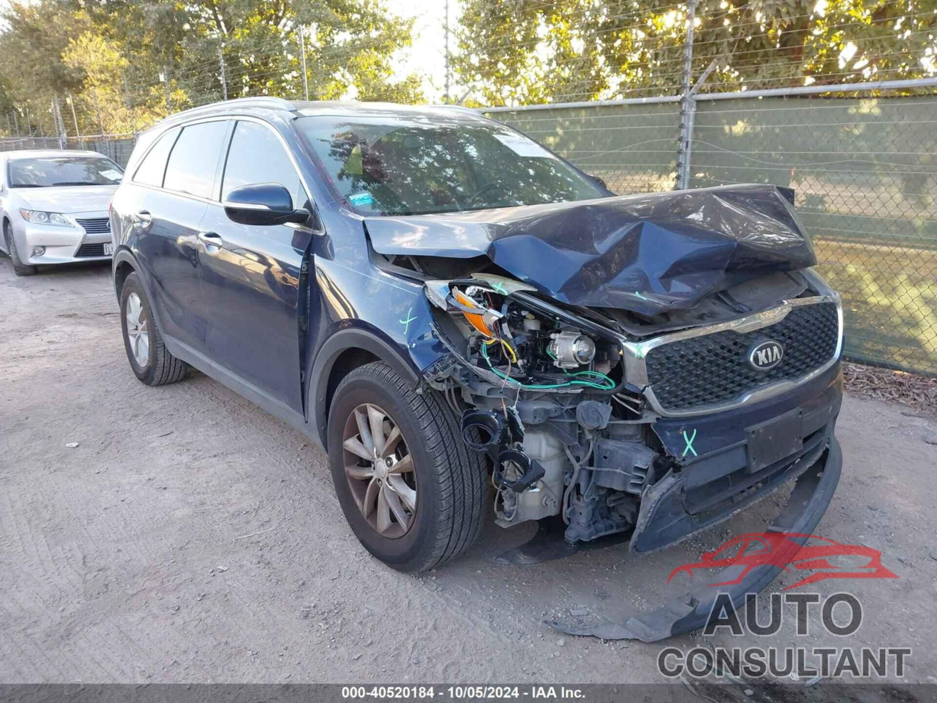 KIA SORENTO 2017 - 5XYPG4A56HG222706