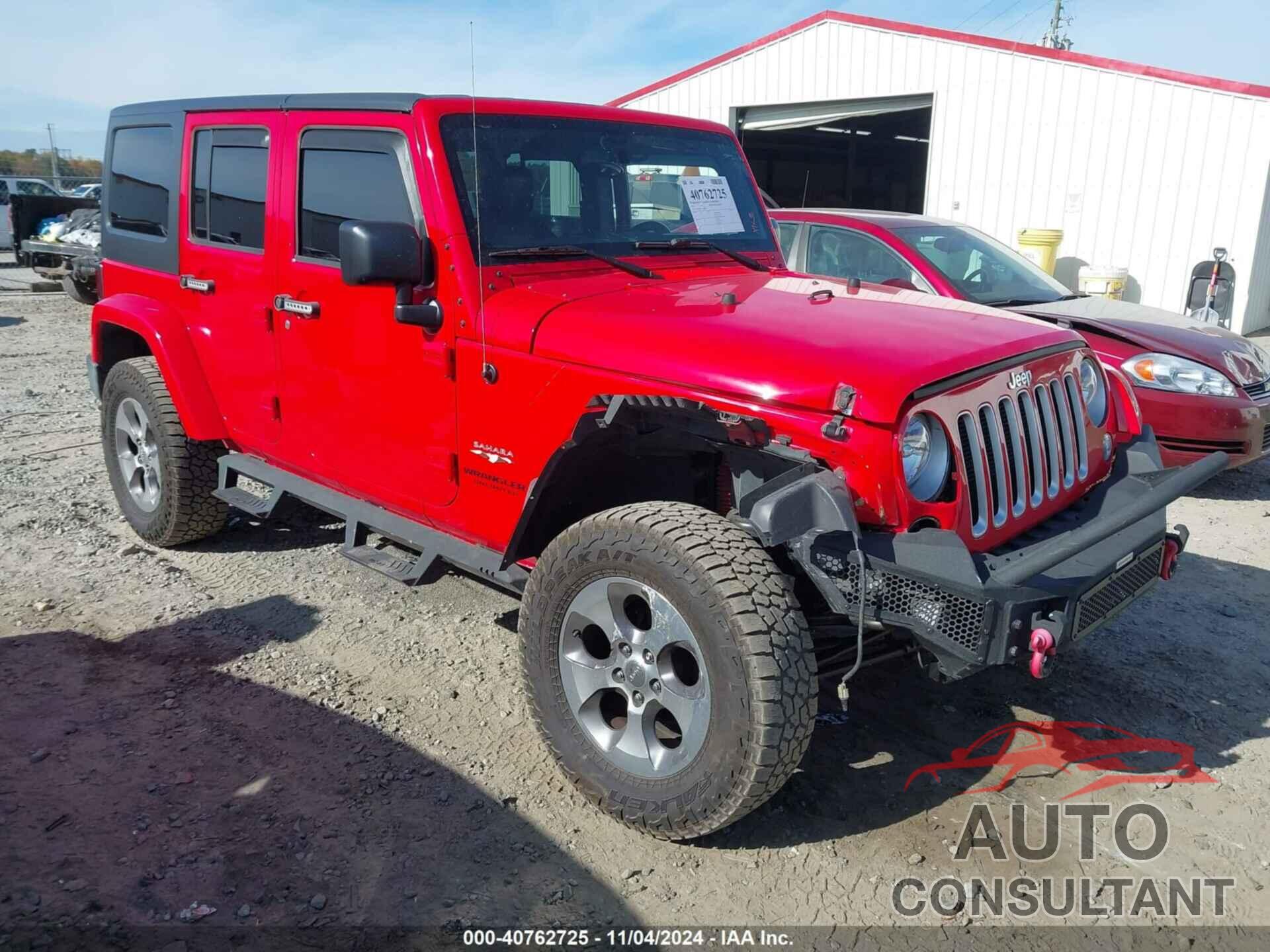 JEEP WRANGLER UNLIMITED 2016 - 1C4HJWEG3GL228625