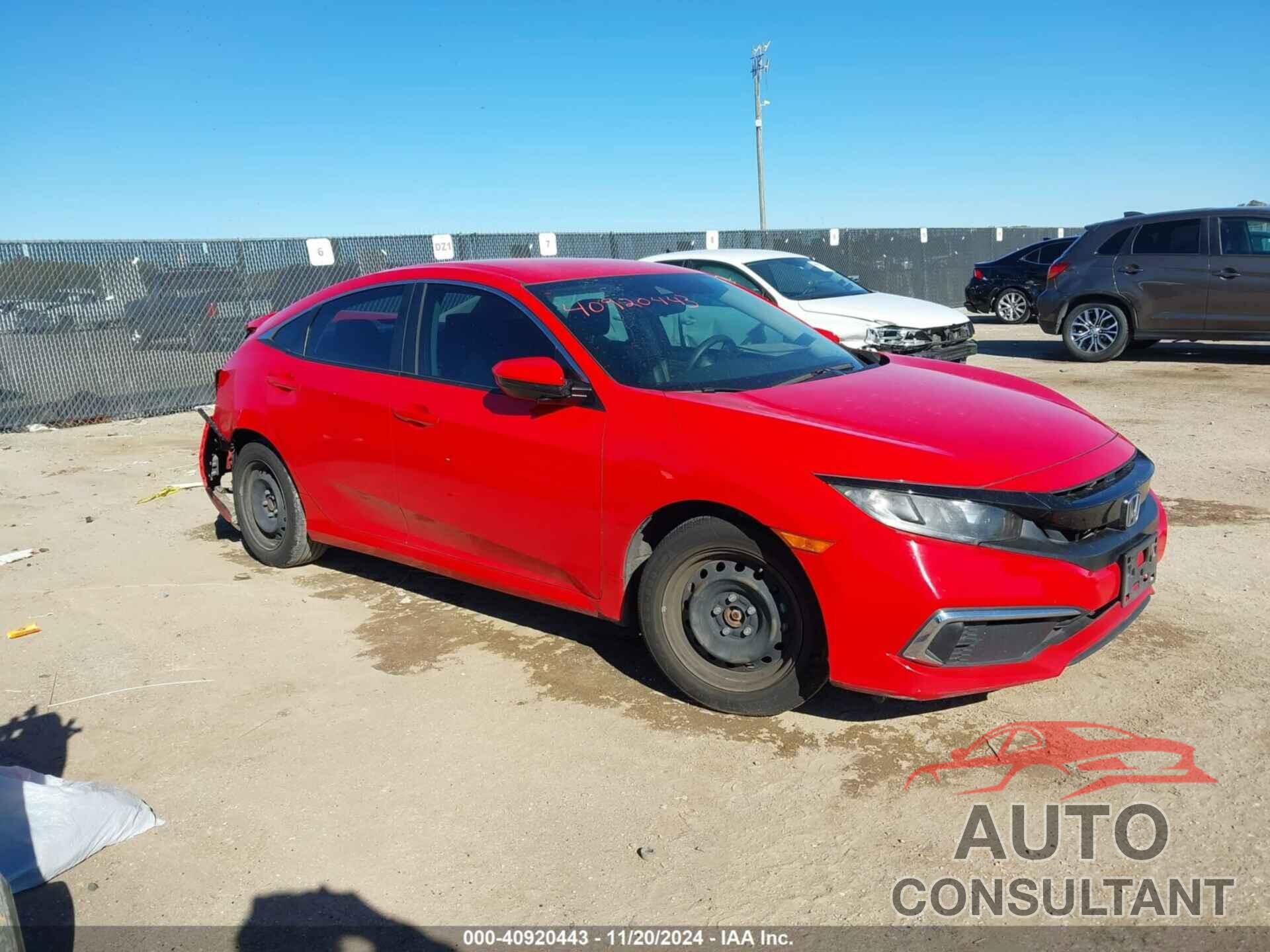 HONDA CIVIC 2020 - 2HGFC2F61LH580353