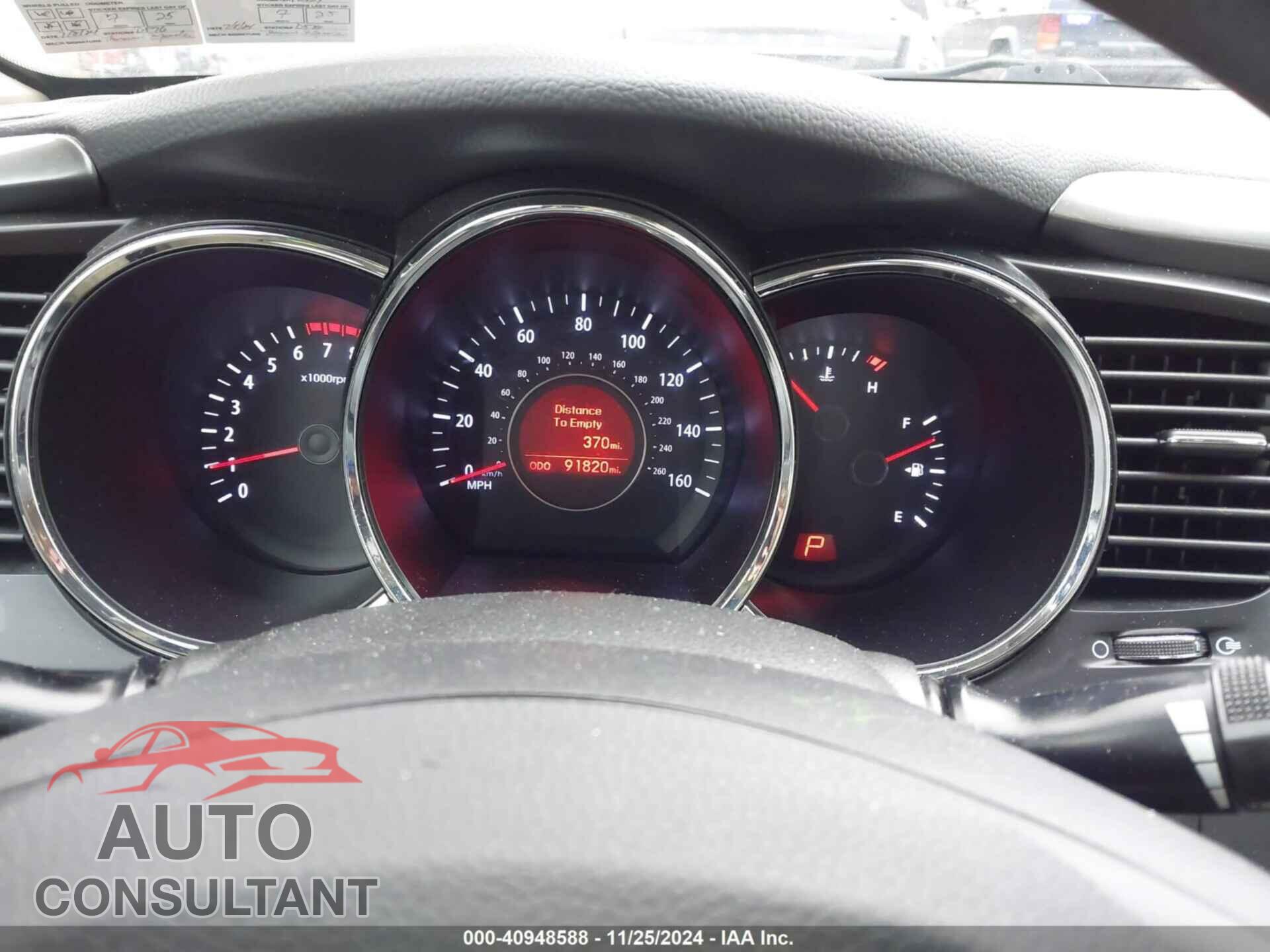 KIA OPTIMA 2011 - KNAGM4A78B5156442