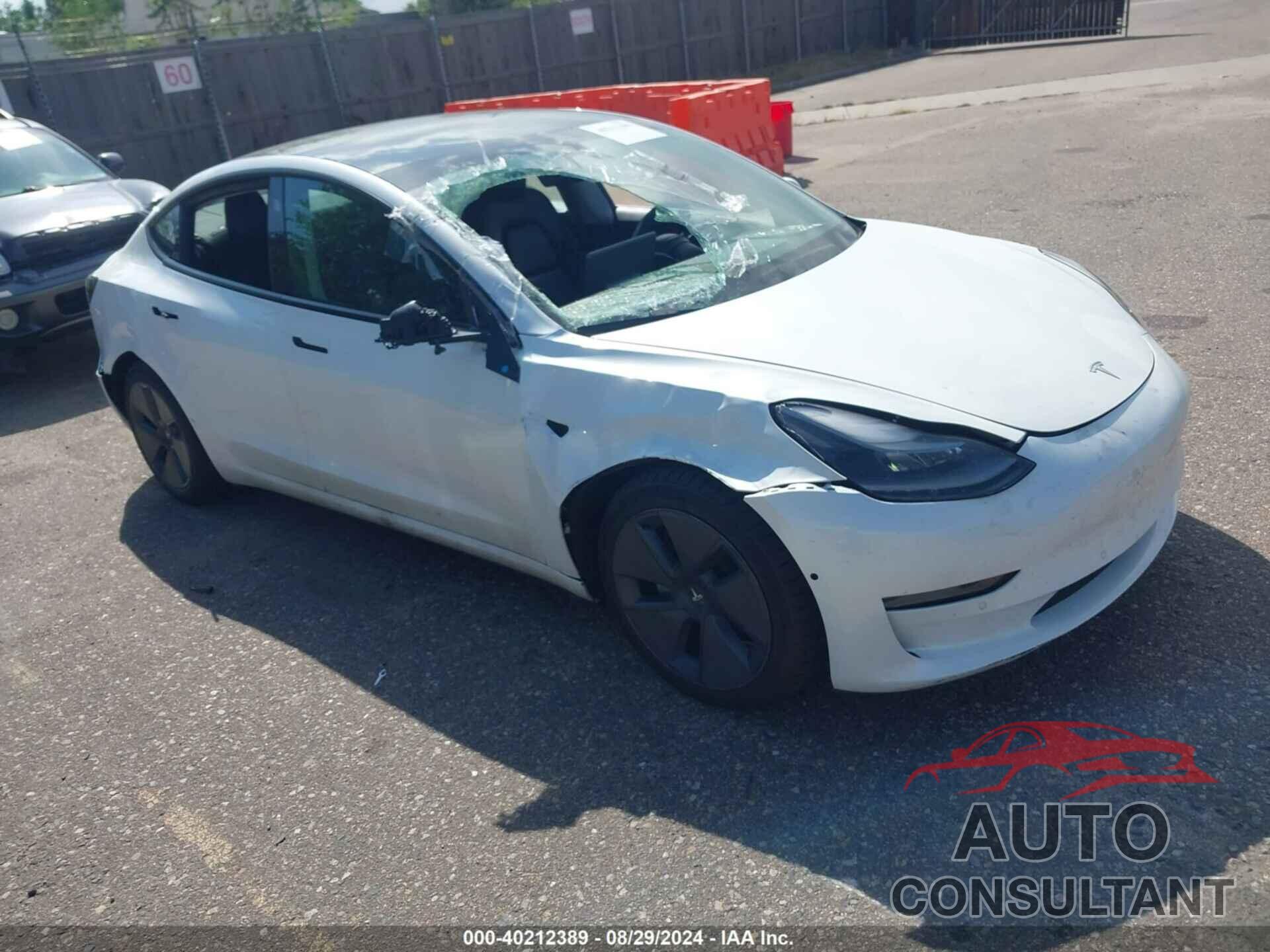 TESLA MODEL 3 2022 - 5YJ3E1EA4NF155164