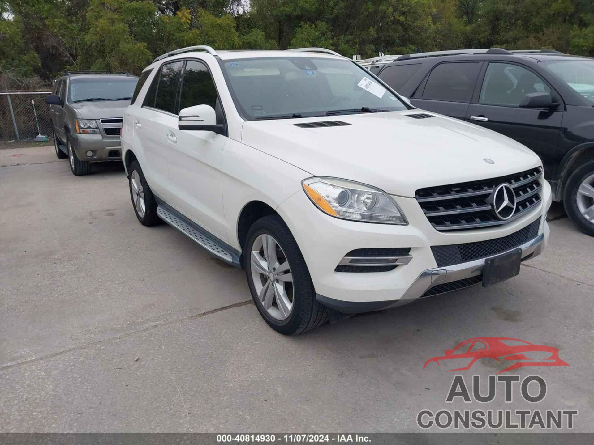 MERCEDES-BENZ ML 350 2013 - 4JGDA5JB1DA146785