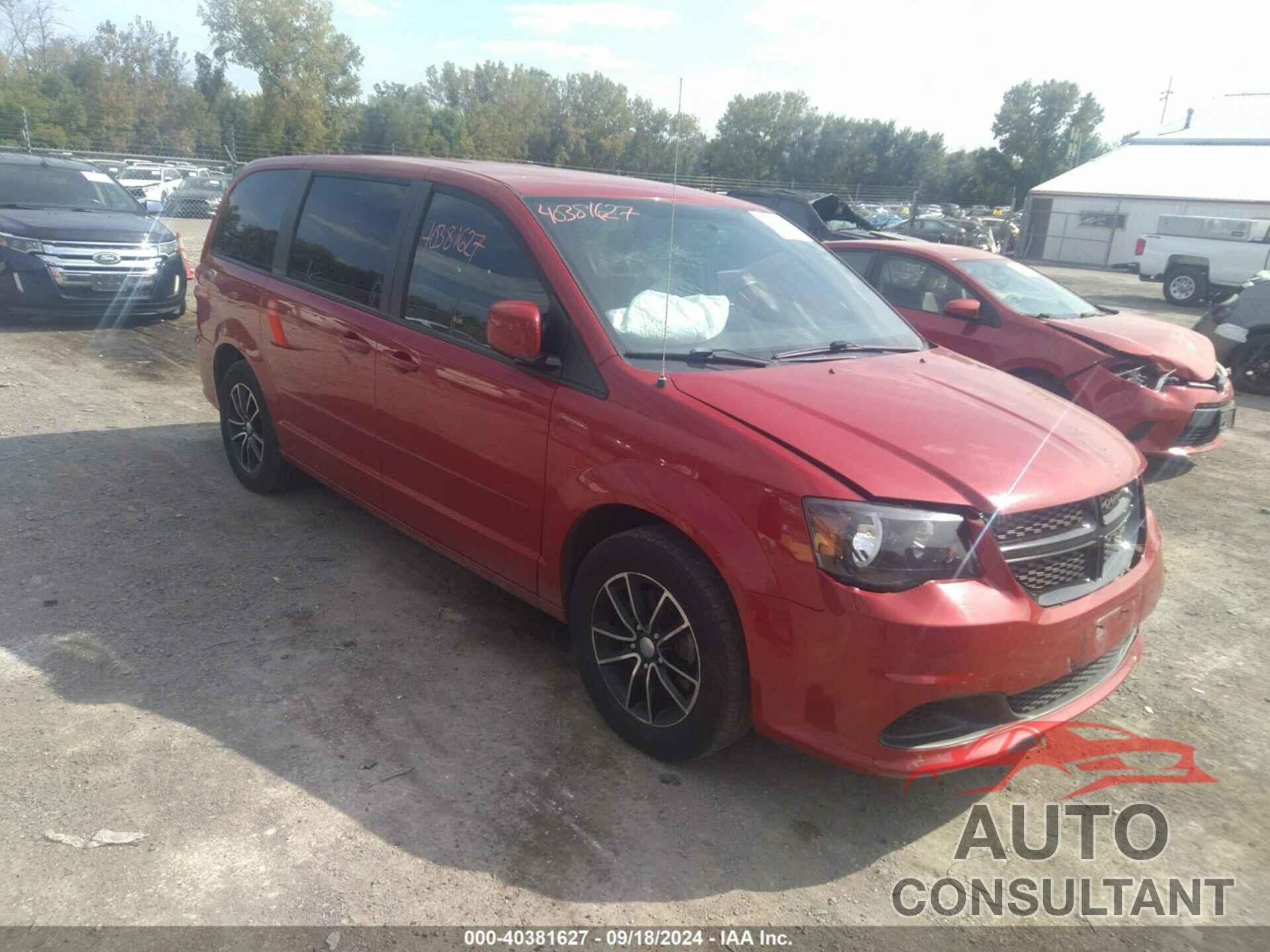 DODGE GRAND CARAVAN 2016 - 2C4RDGBG9GR126095