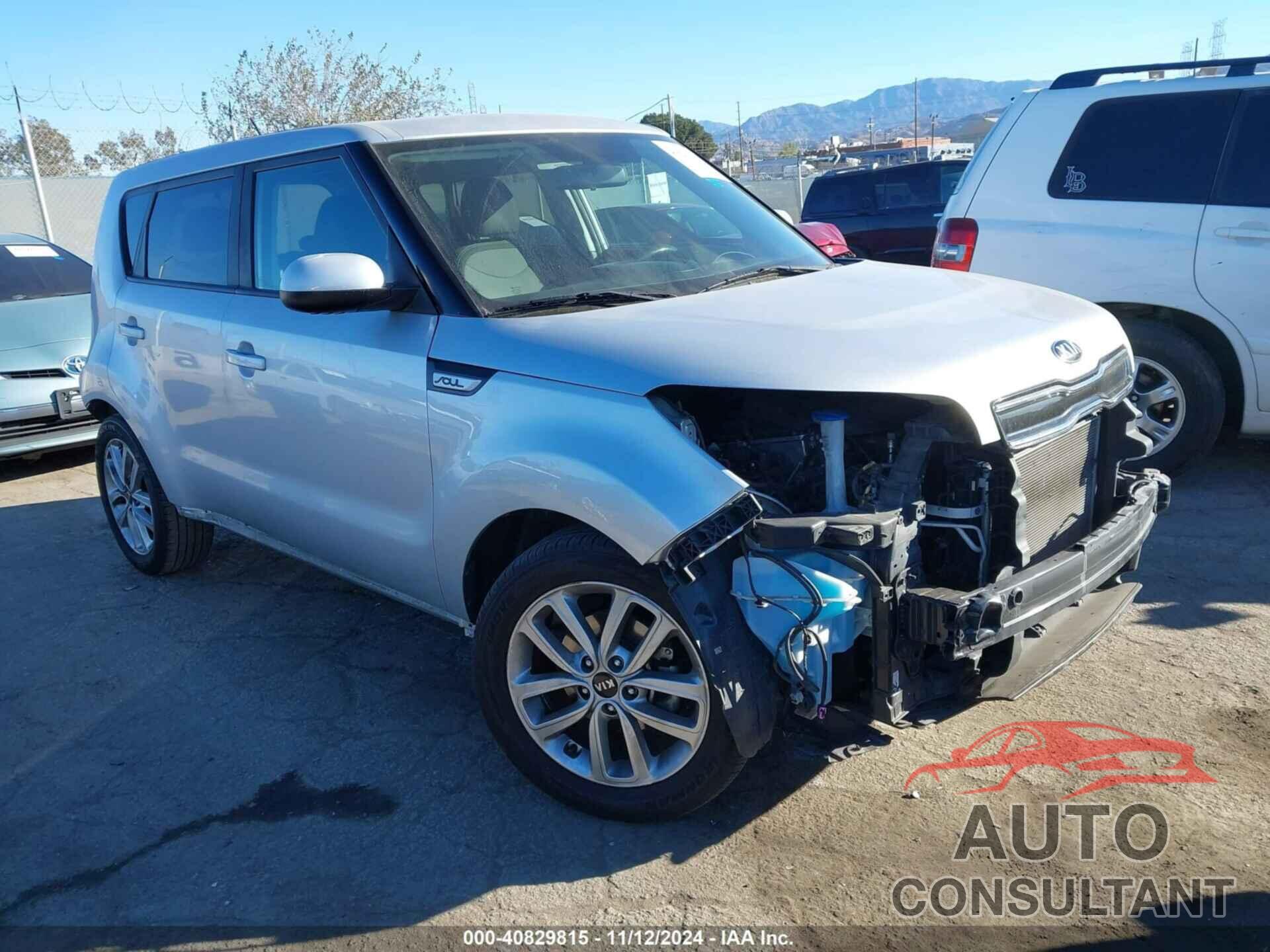 KIA SOUL 2019 - KNDJP3A51K7001471