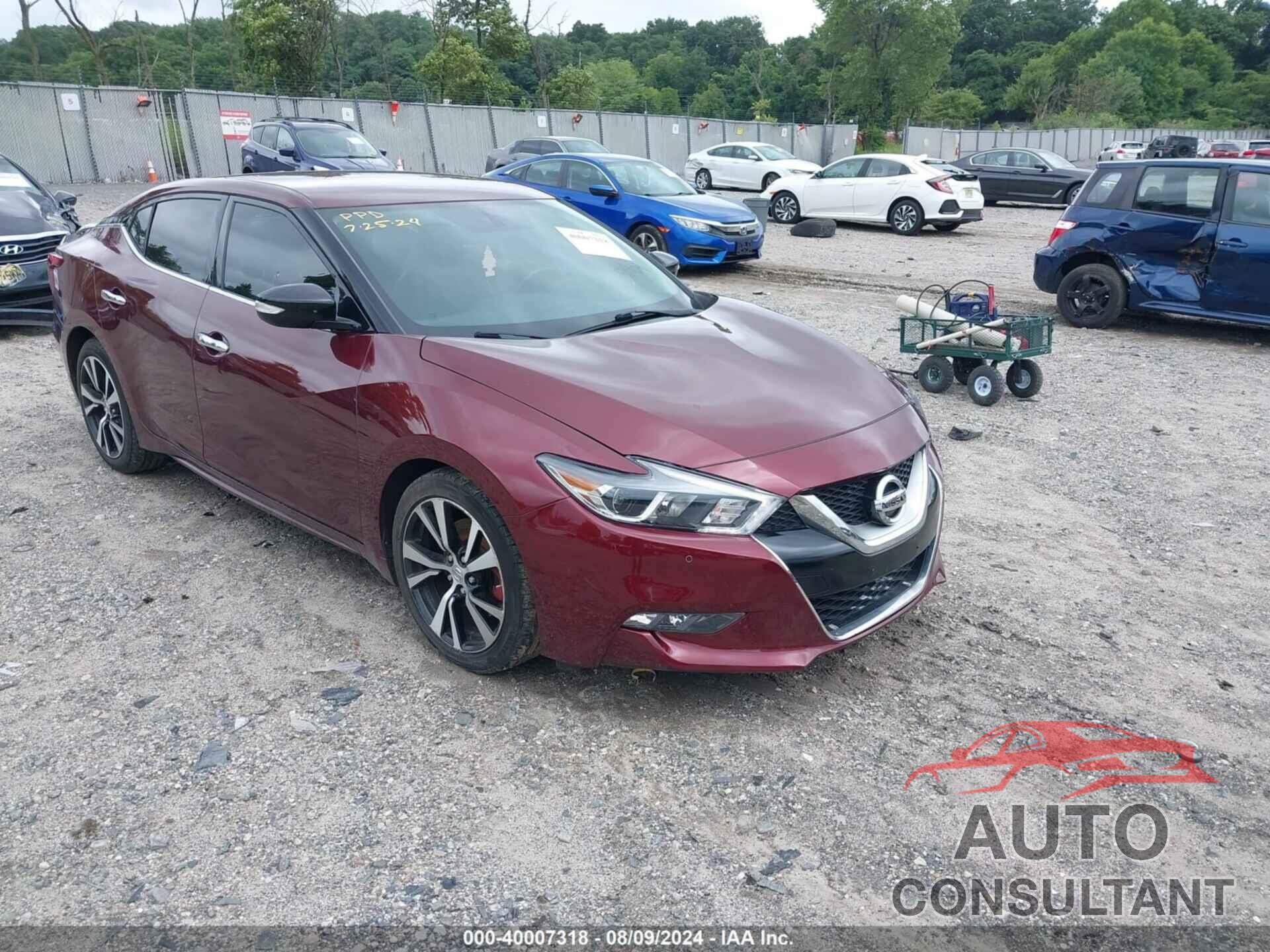 NISSAN MAXIMA 2017 - 1N4AA6AP5HC408560