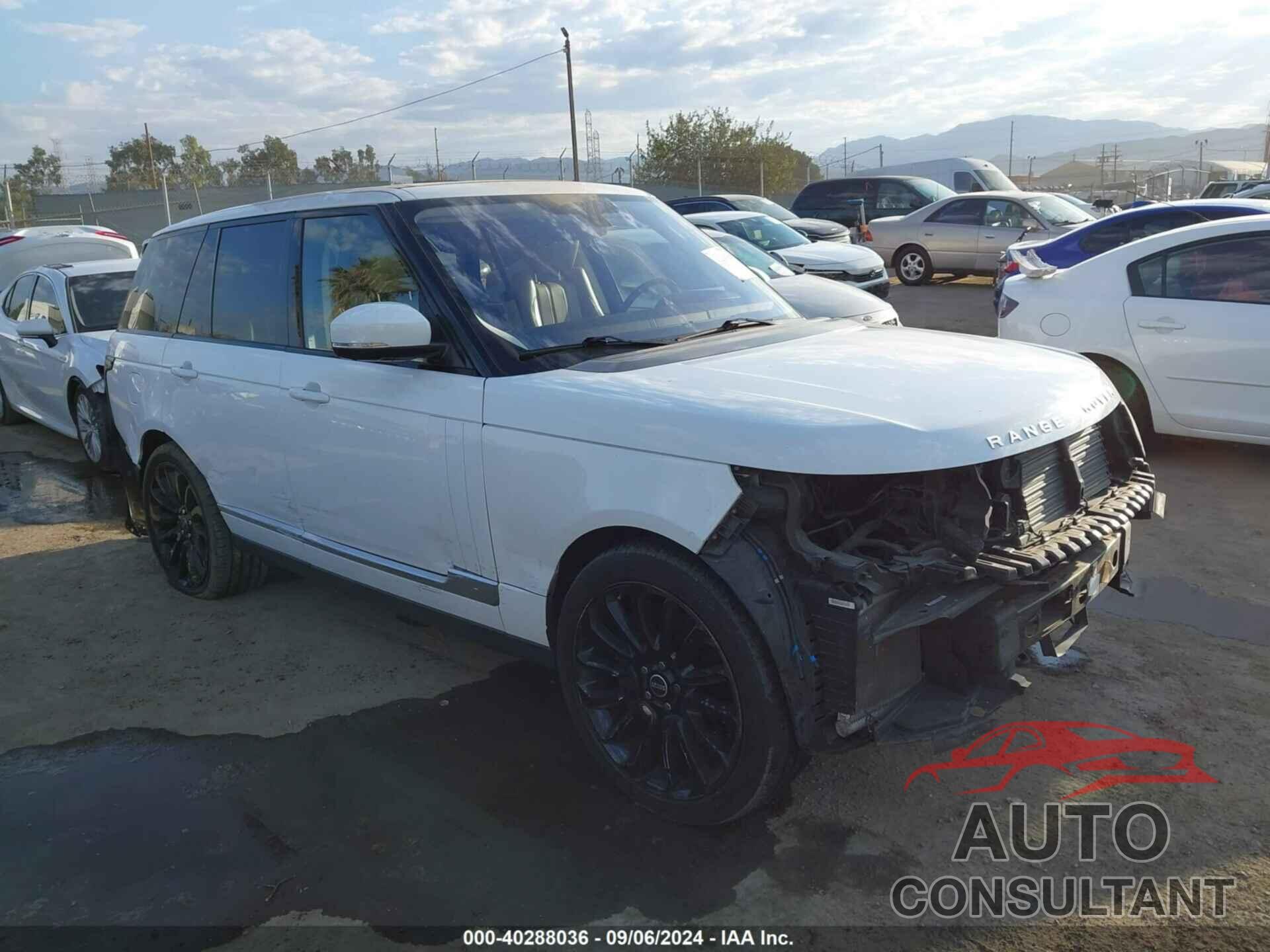 LAND ROVER RANGE ROVER 2016 - SALGS2PF8GA316001