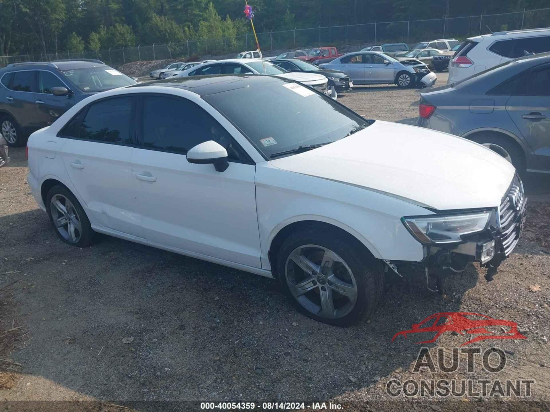 AUDI A3 2017 - WAUB8GFF2H1025085