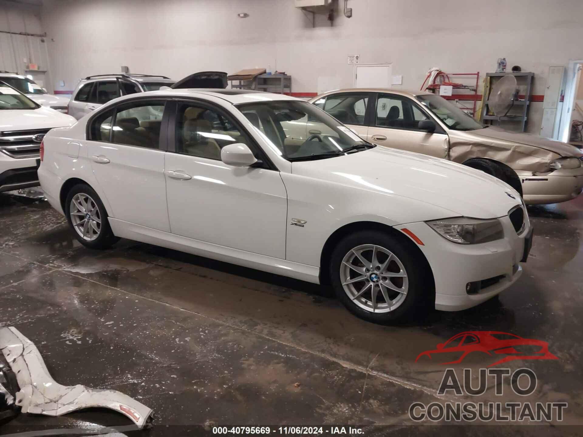 BMW 3 SERIES 2010 - WBAPK5C53AA652505