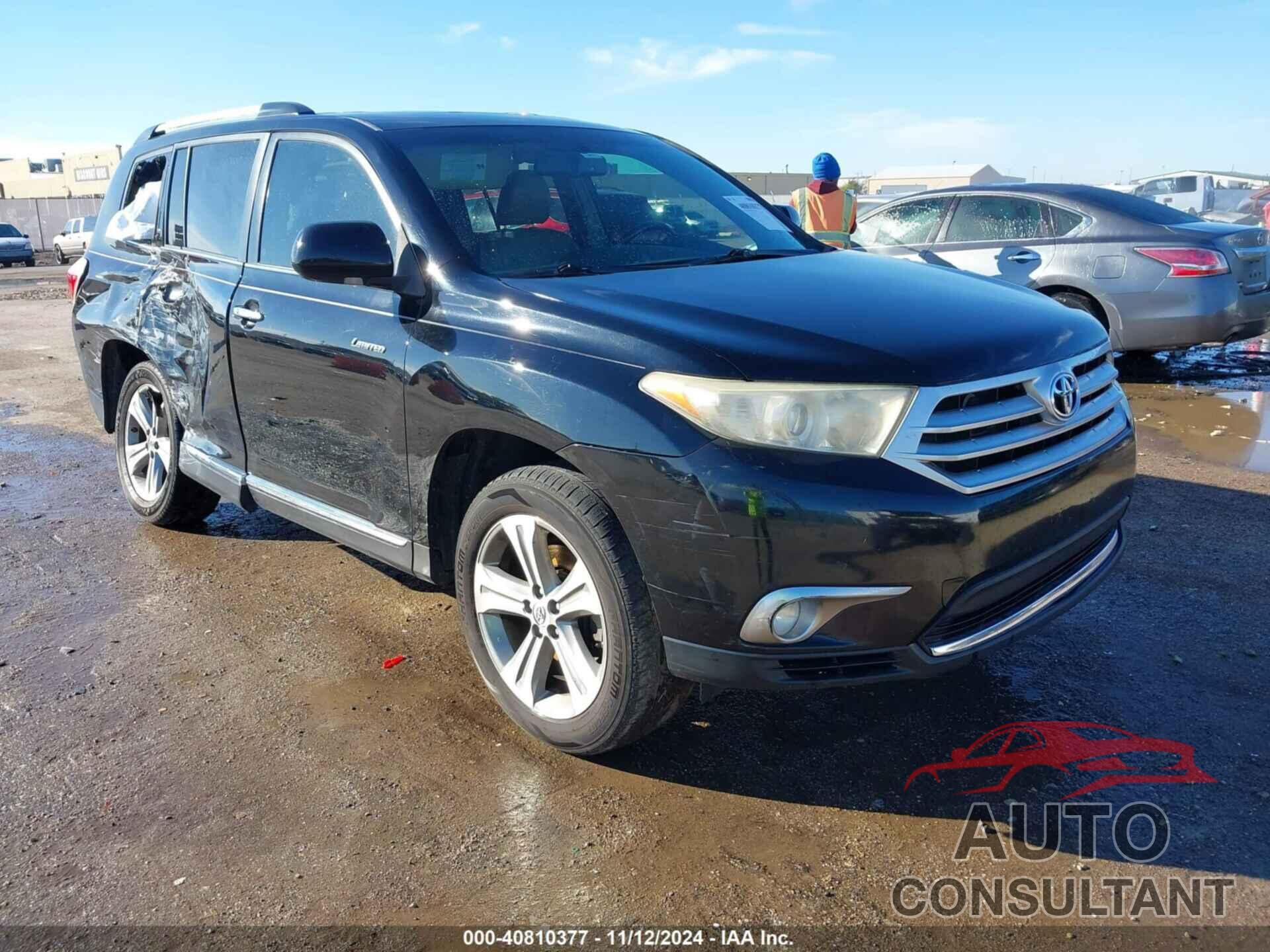 TOYOTA HIGHLANDER 2012 - 5TDDK3EH4CS114290