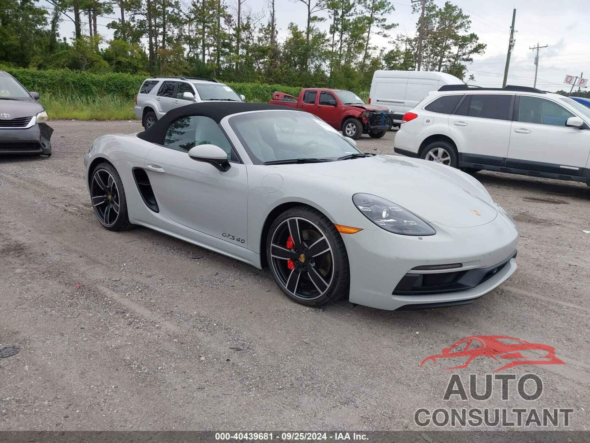 PORSCHE 718 BOXSTER 2024 - WP0CD2A89RK228758