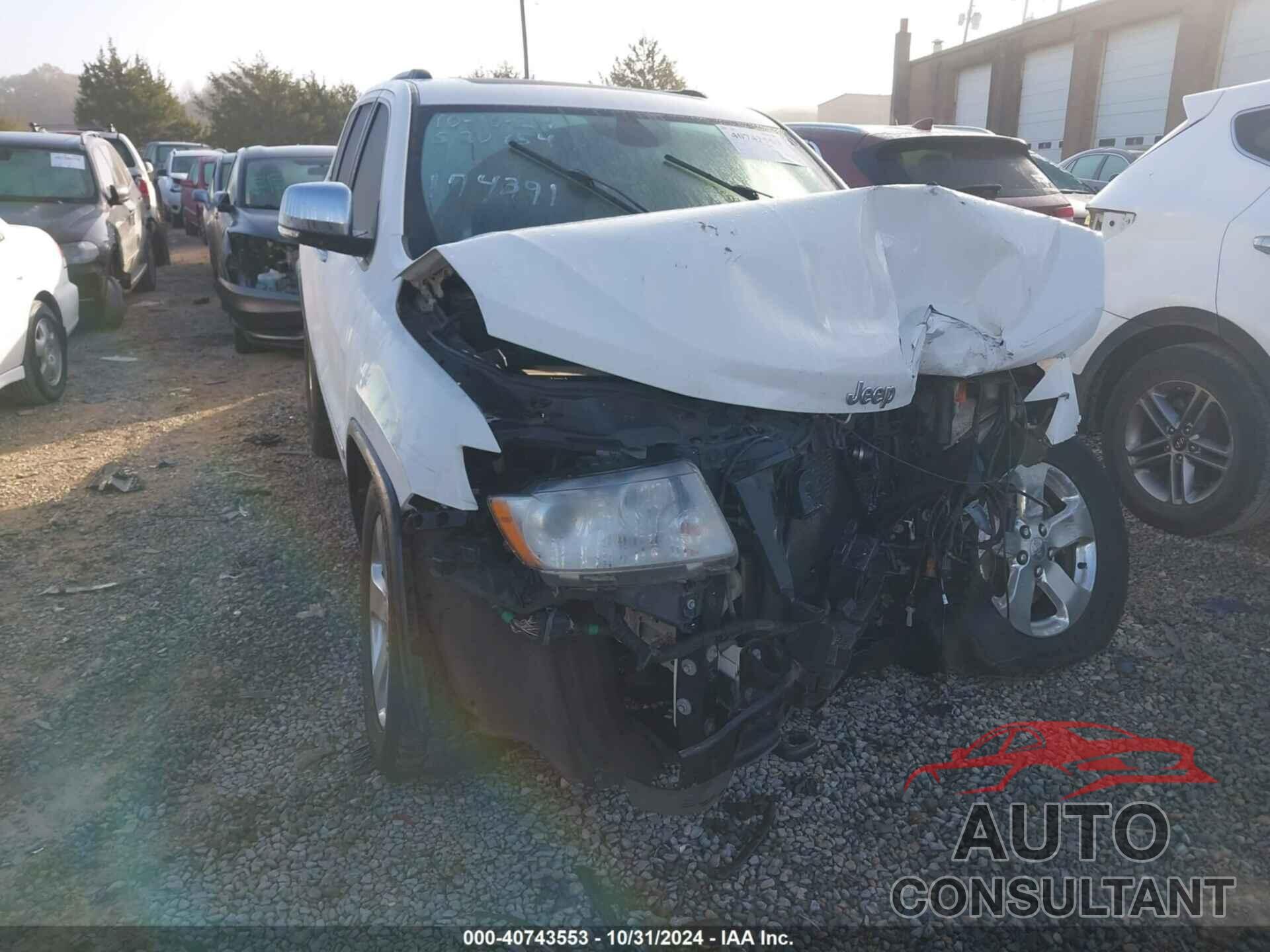 JEEP GRAND CHEROKEE 2012 - 1C4RJFBG3CC174391