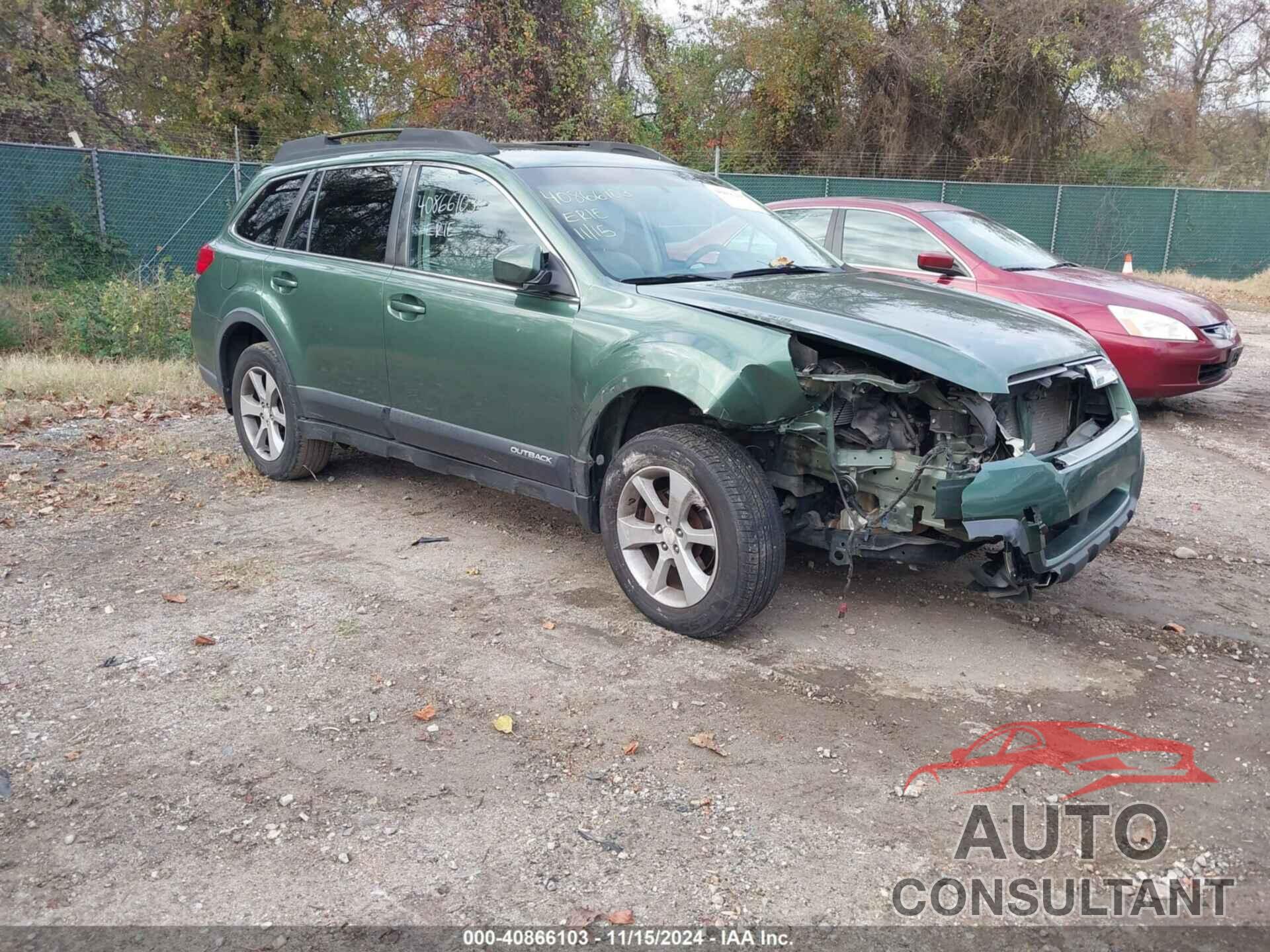 SUBARU OUTBACK 2014 - 4S4BRBDC0E3267459