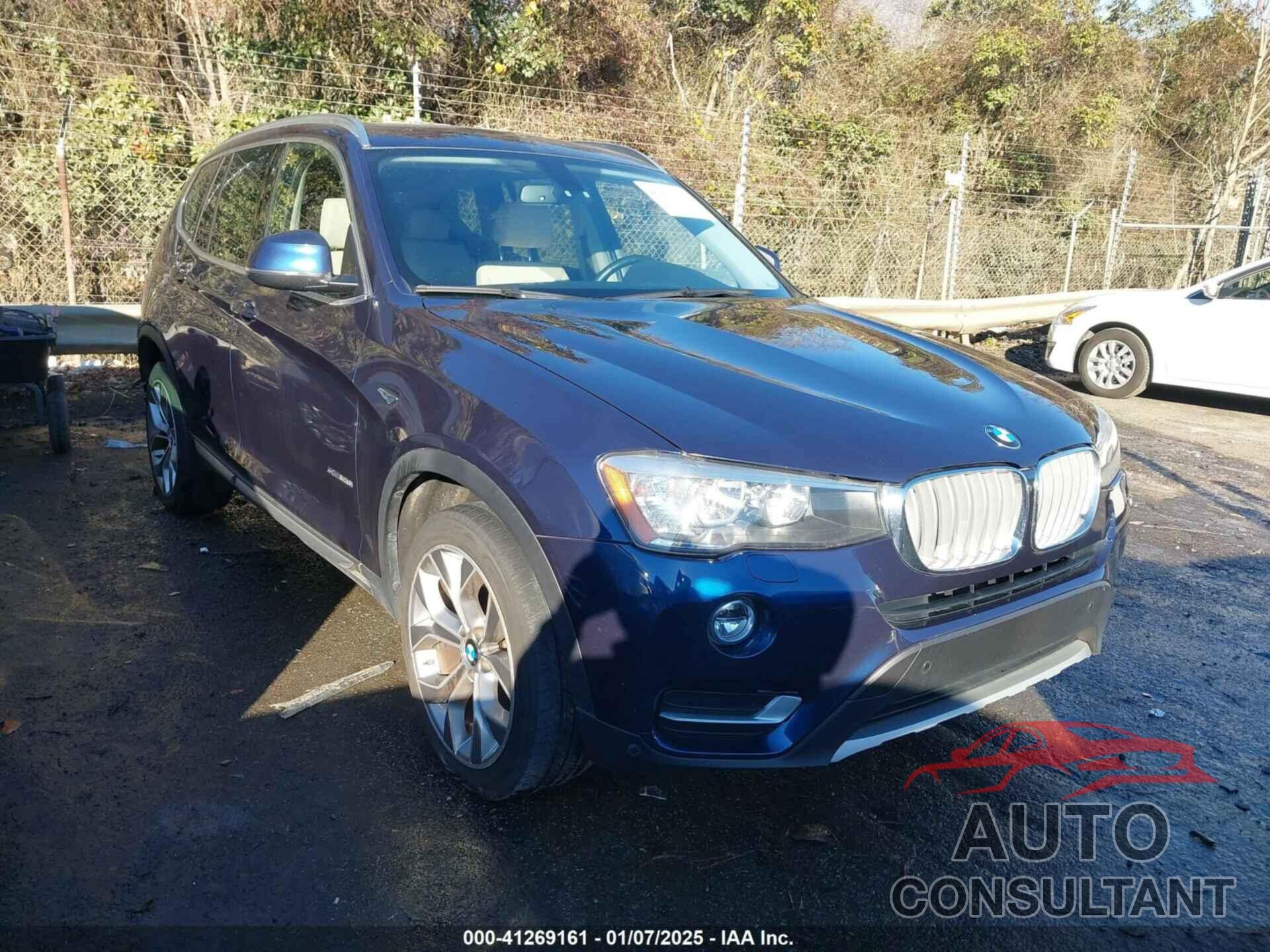 BMW X3 2016 - 5UXWZ7C56G0T43212