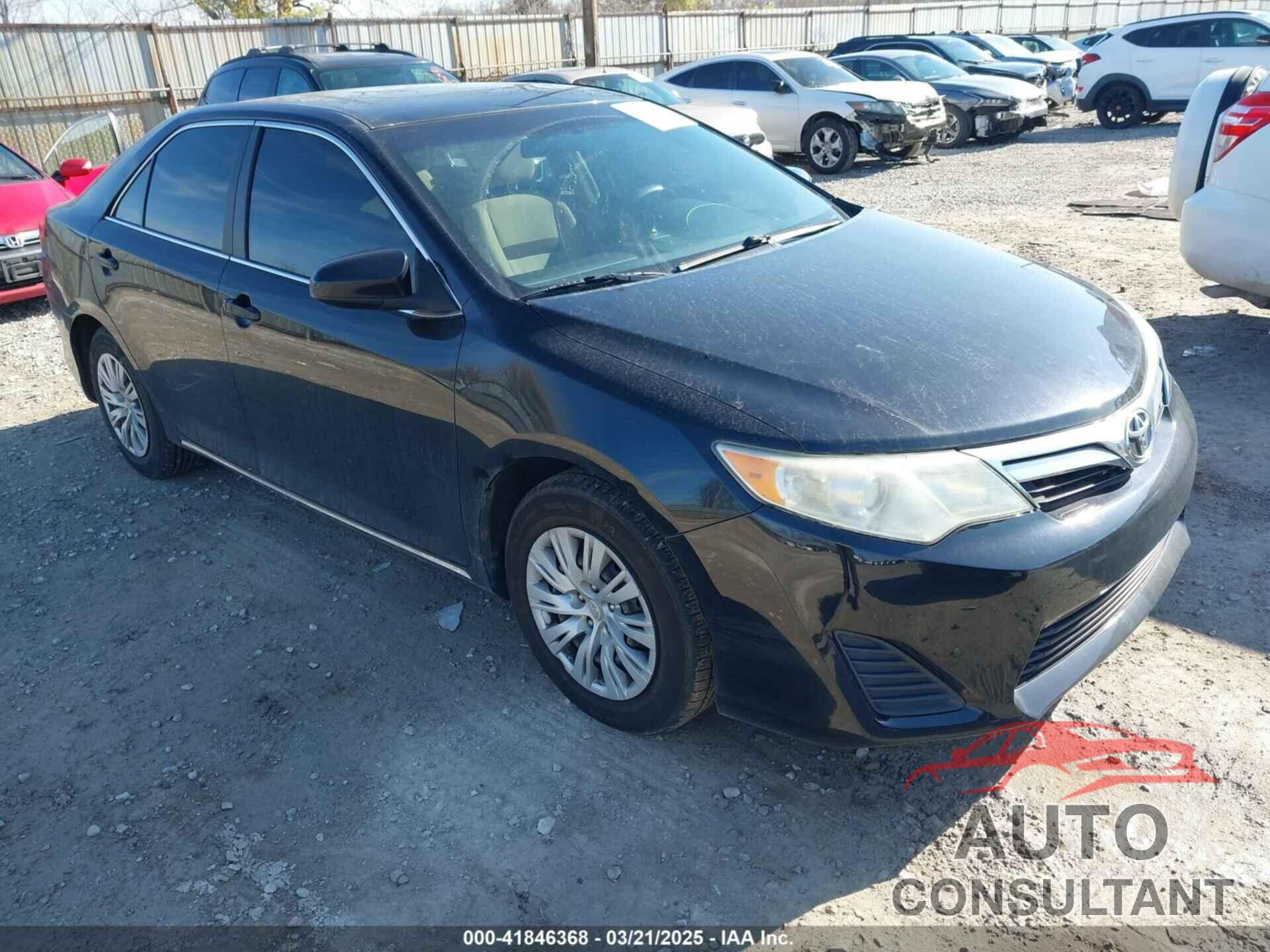 TOYOTA CAMRY 2012 - 4T4BF1FKXCR176980