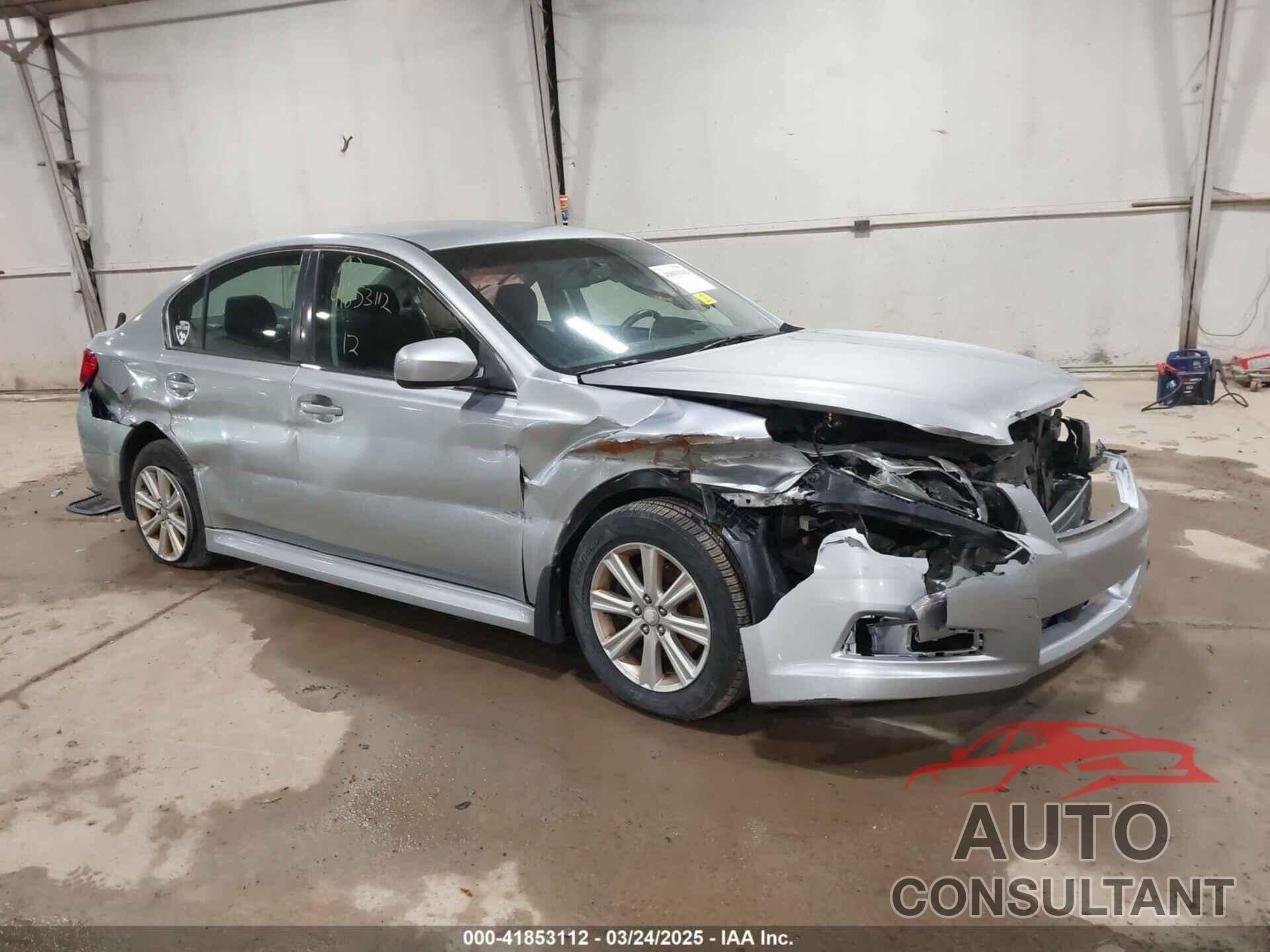 SUBARU LEGACY 2012 - 4S3BMBC66C3040708