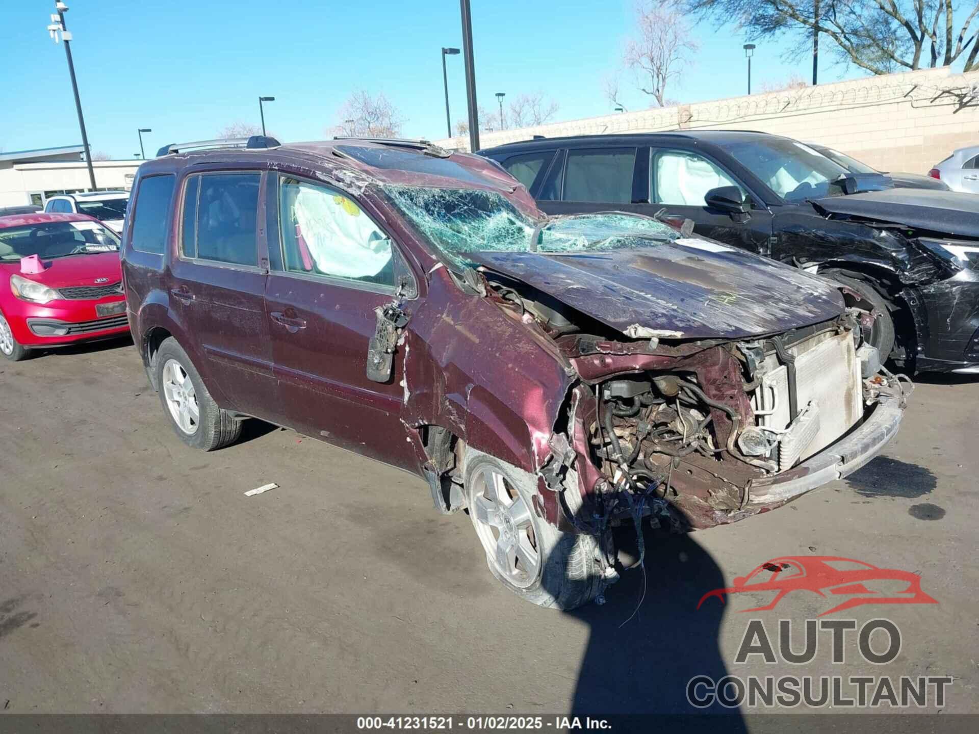 HONDA PILOT 2011 - 5FNYF4H55BB088606