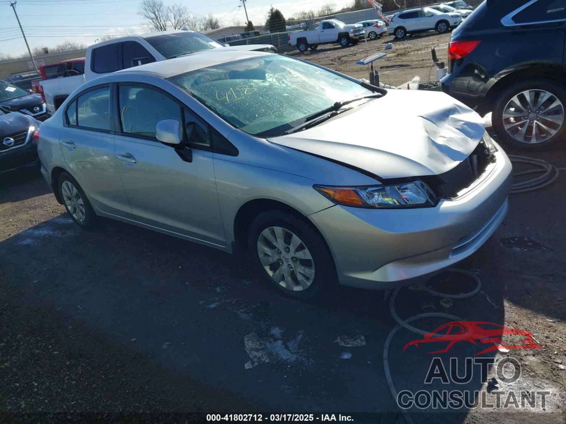 HONDA CIVIC 2012 - 2HGFB2F54CH303657
