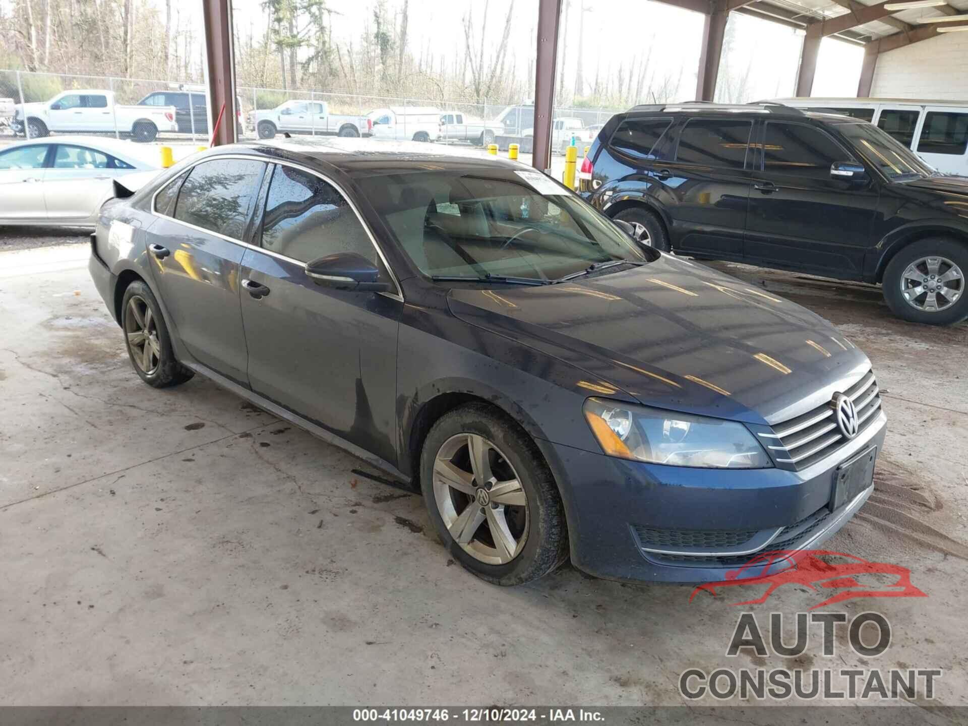 VOLKSWAGEN PASSAT 2012 - 1VWBP7A38CC029817