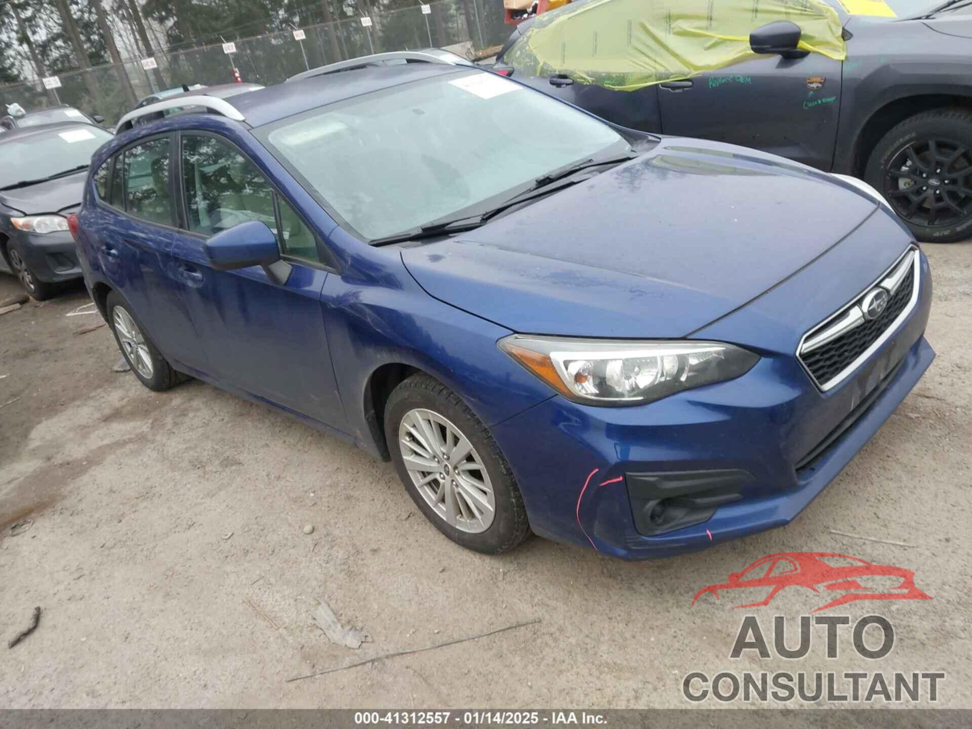 SUBARU IMPREZA 2018 - 4S3GTAB69J3700760