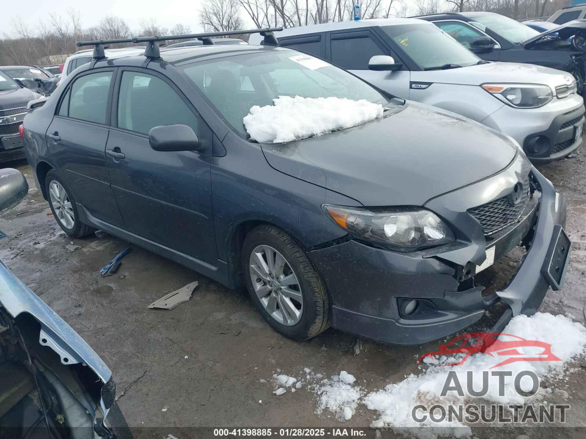 TOYOTA COROLLA 2009 - 1NXBU40E89Z126964