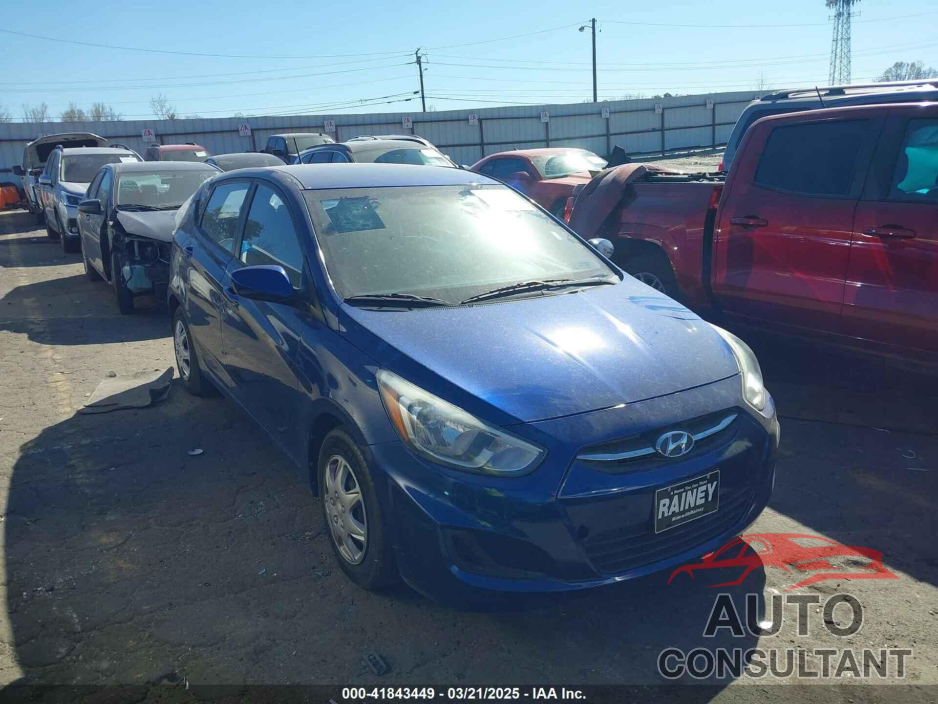 HYUNDAI ACCENT 2015 - KMHCT5AE3FU219124