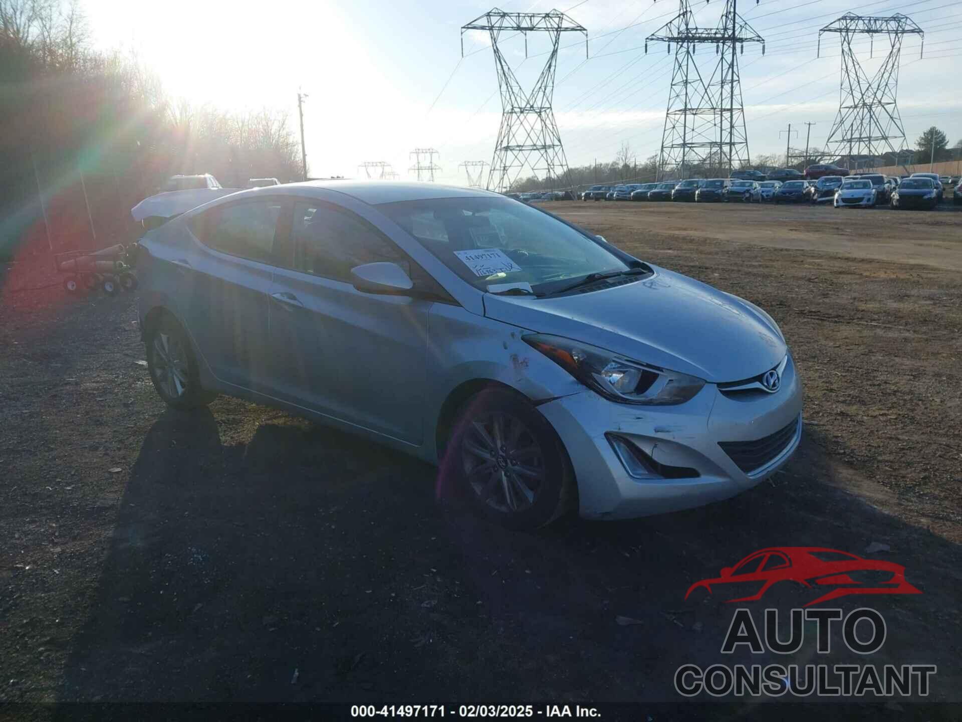 HYUNDAI ELANTRA 2014 - 5NPDH4AE5EH457487