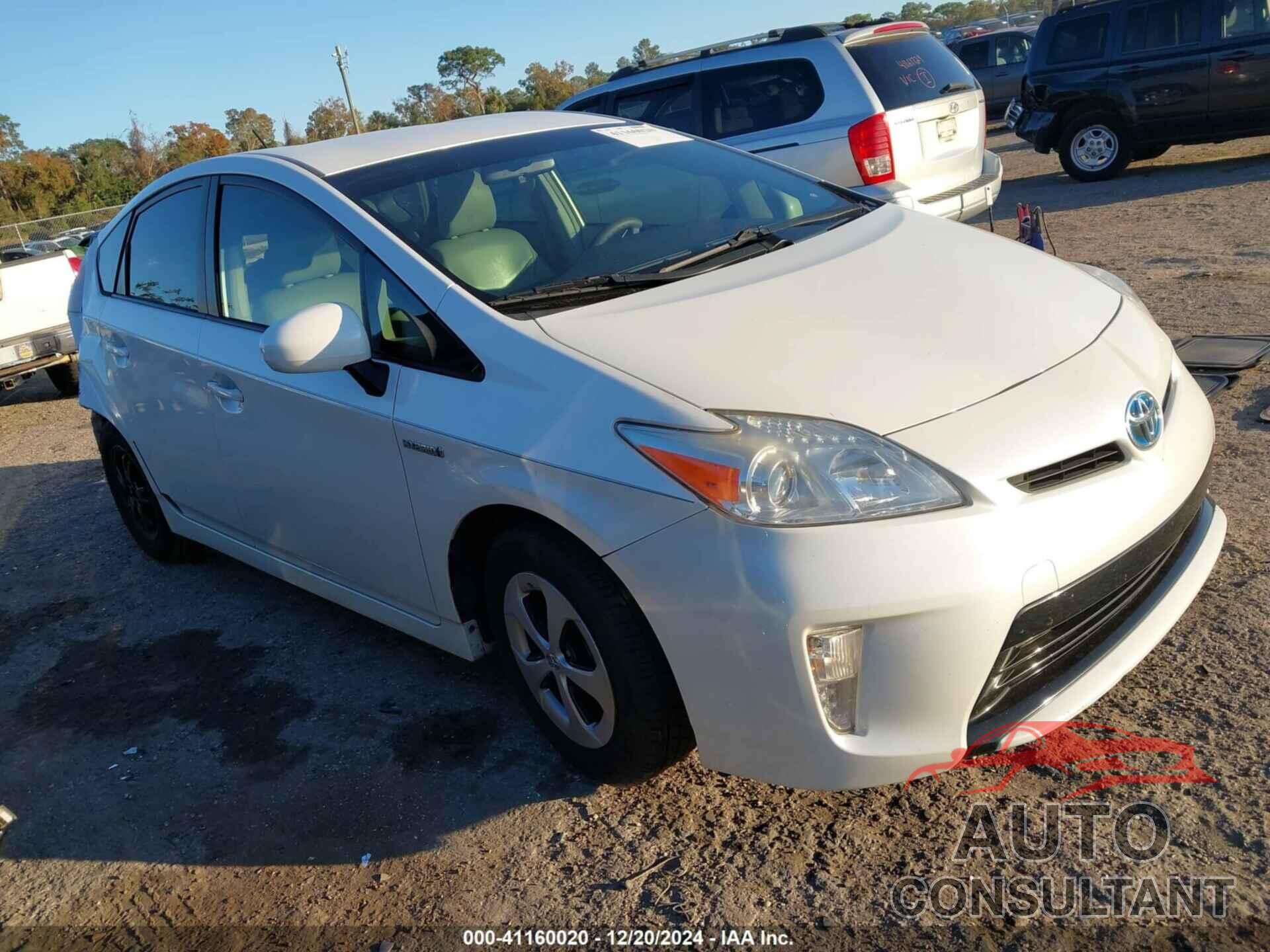 TOYOTA PRIUS 2012 - JTDKN3DU7C5431158