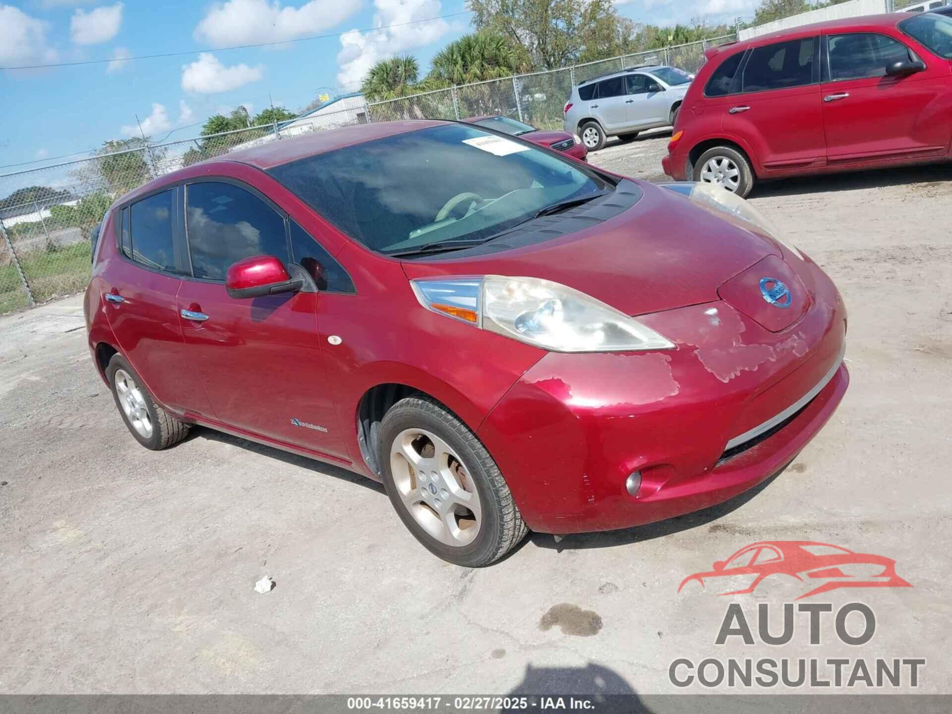 NISSAN LEAF 2012 - JN1AZ0CP8CT017315