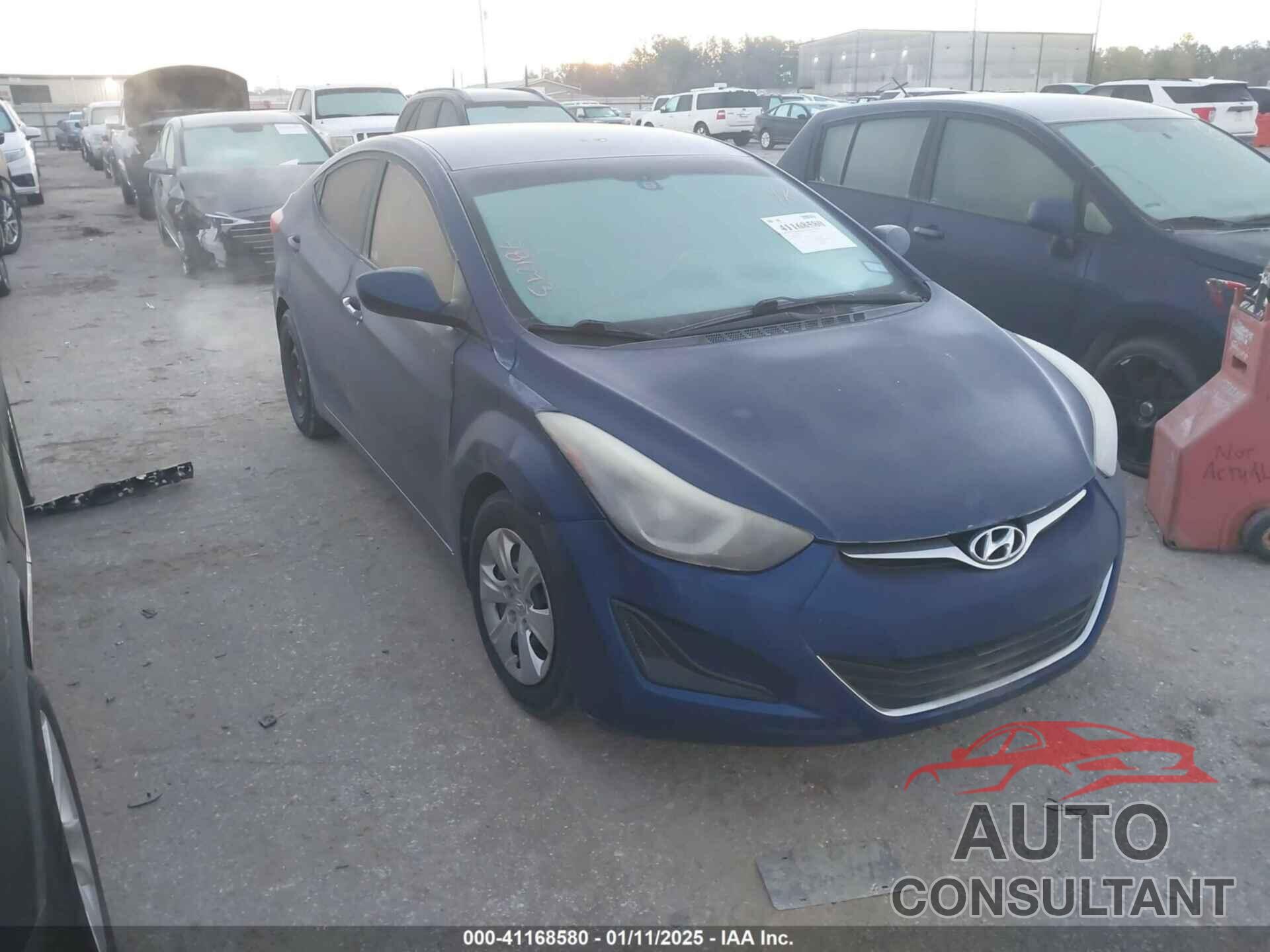 HYUNDAI ELANTRA 2016 - 5NPDH4AE8GH781293