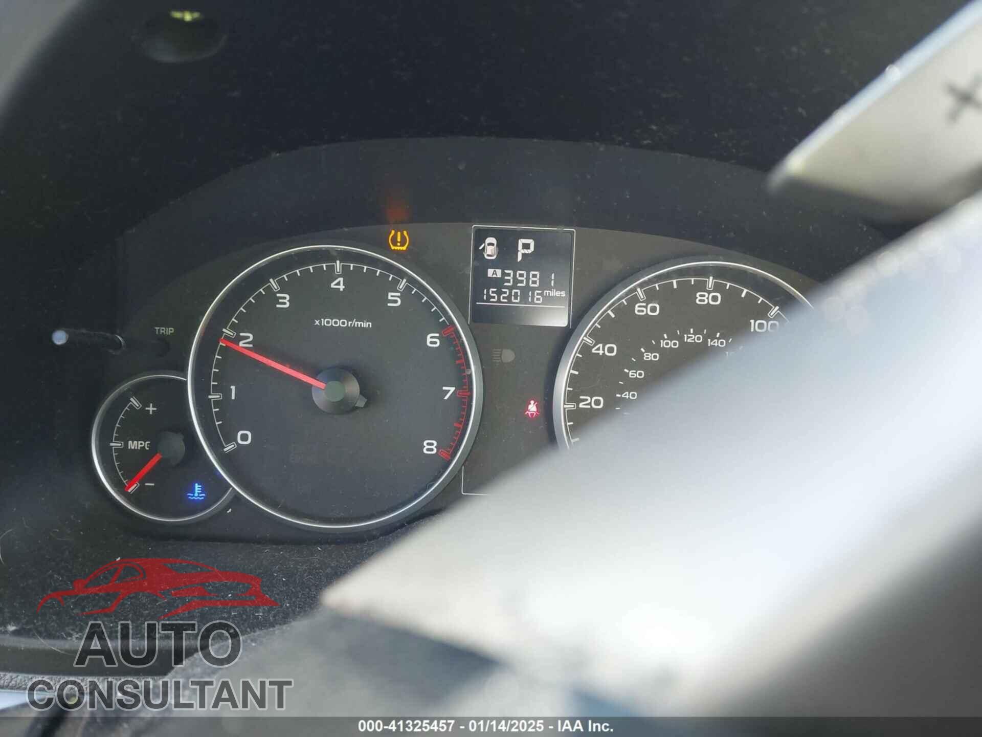 SUBARU OUTBACK 2014 - 4S4BRBDC4E3241186