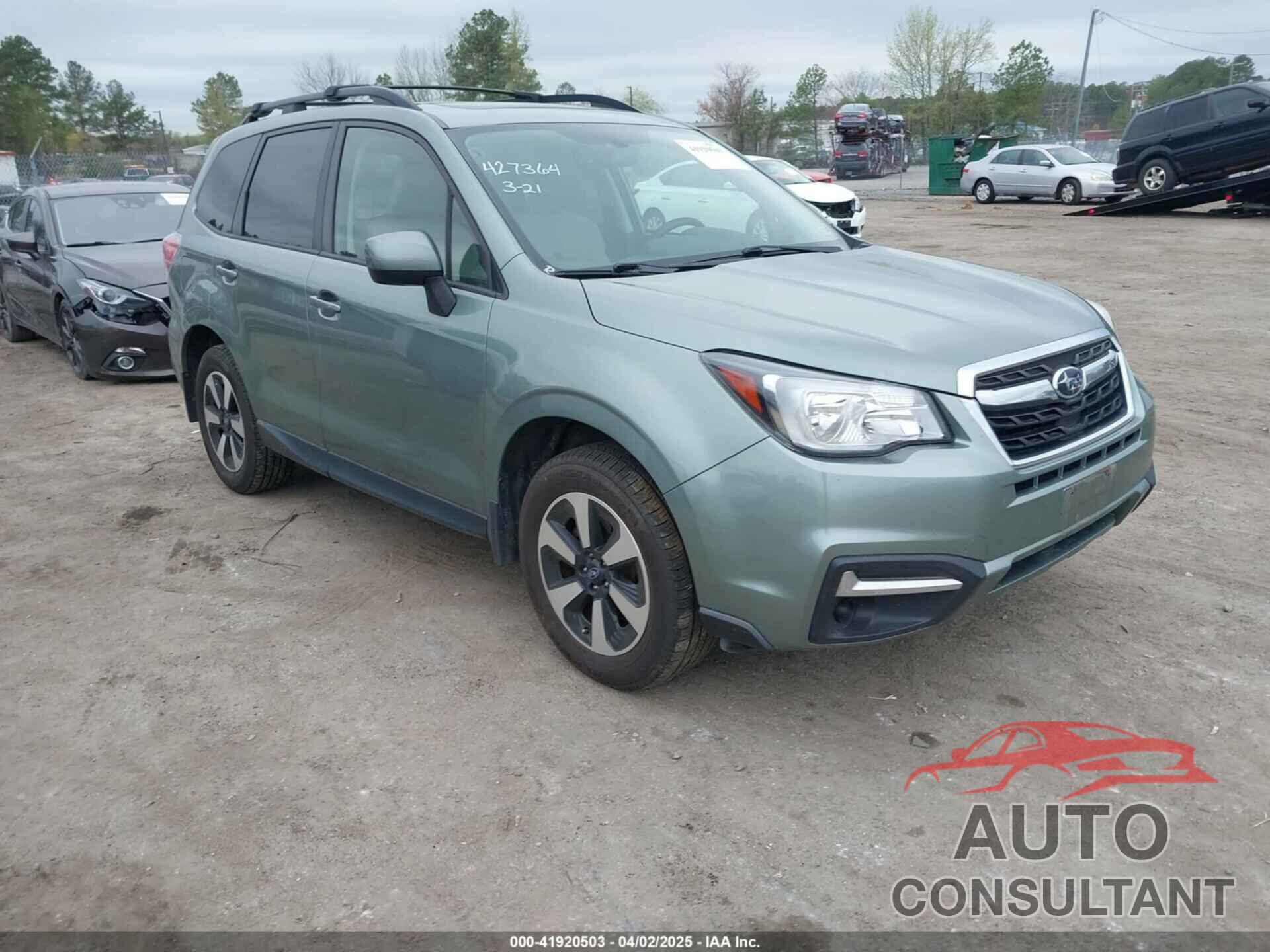 SUBARU FORESTER 2018 - JF2SJAEC7JH495865
