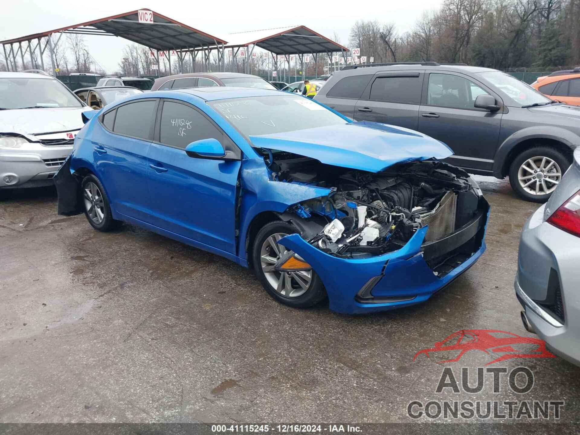 HYUNDAI ELANTRA 2017 - 5NPD84LFXHH207303
