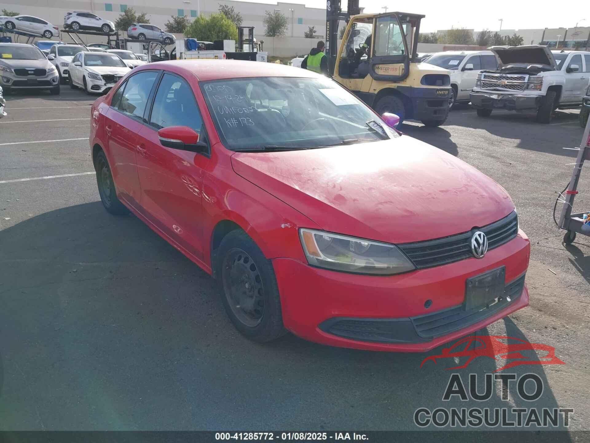 VOLKSWAGEN JETTA 2012 - 3VWDP7AJ5CM030025