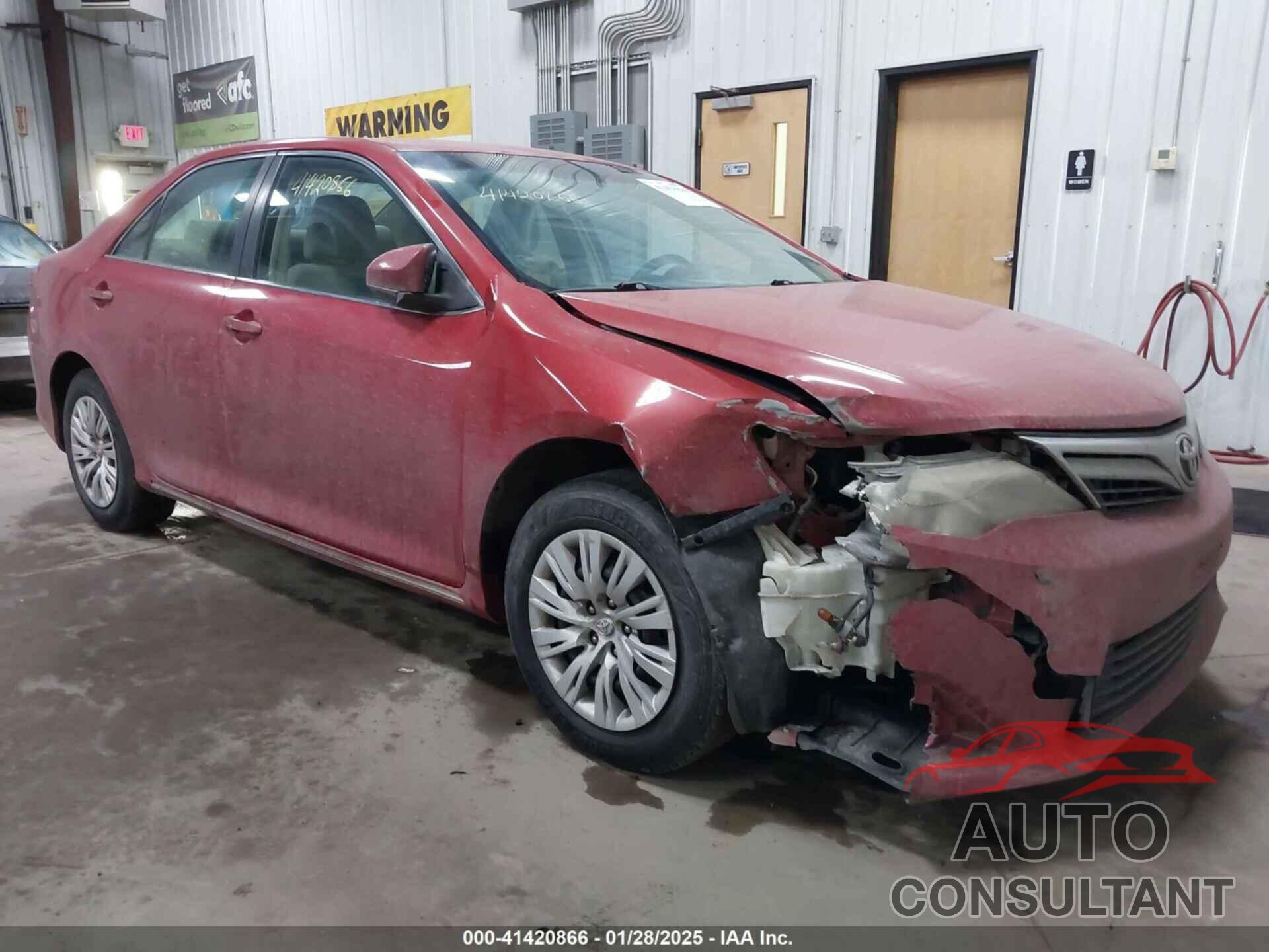 TOYOTA CAMRY 2012 - 4T4BF1FK5CR249527