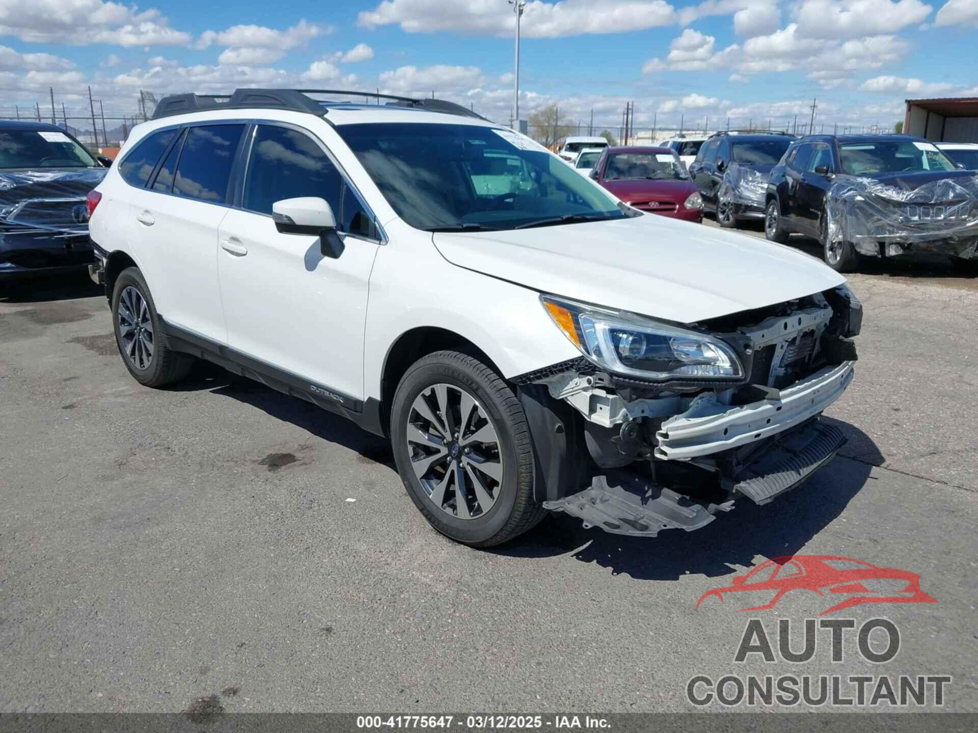 SUBARU OUTBACK 2017 - 4S4BSAKCXH3242672