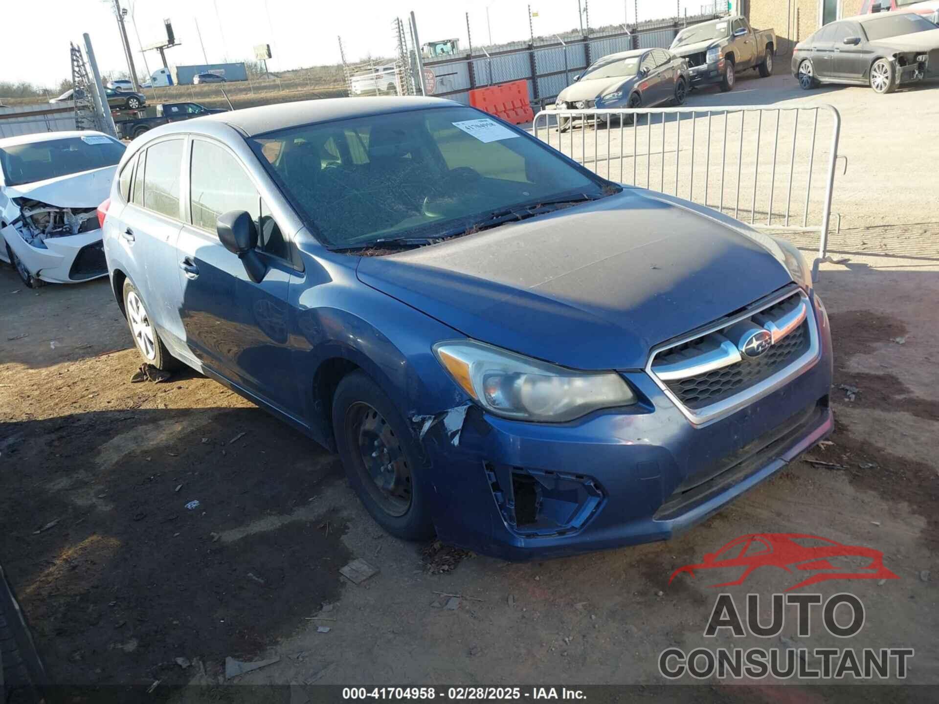 SUBARU IMPREZA 2013 - JF1GPAA65D2835756