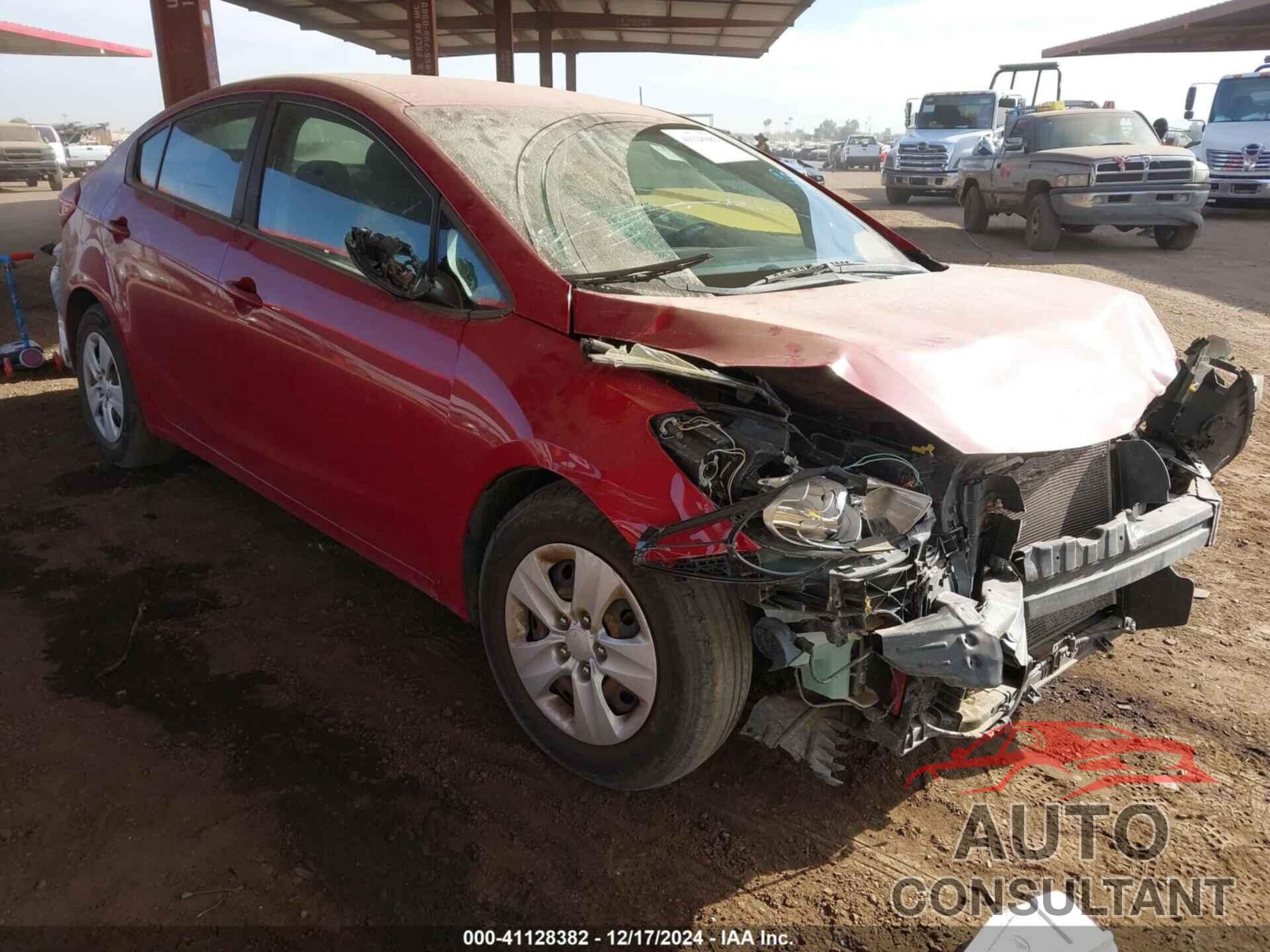 KIA FORTE 2016 - KNAFK4A62G5599301