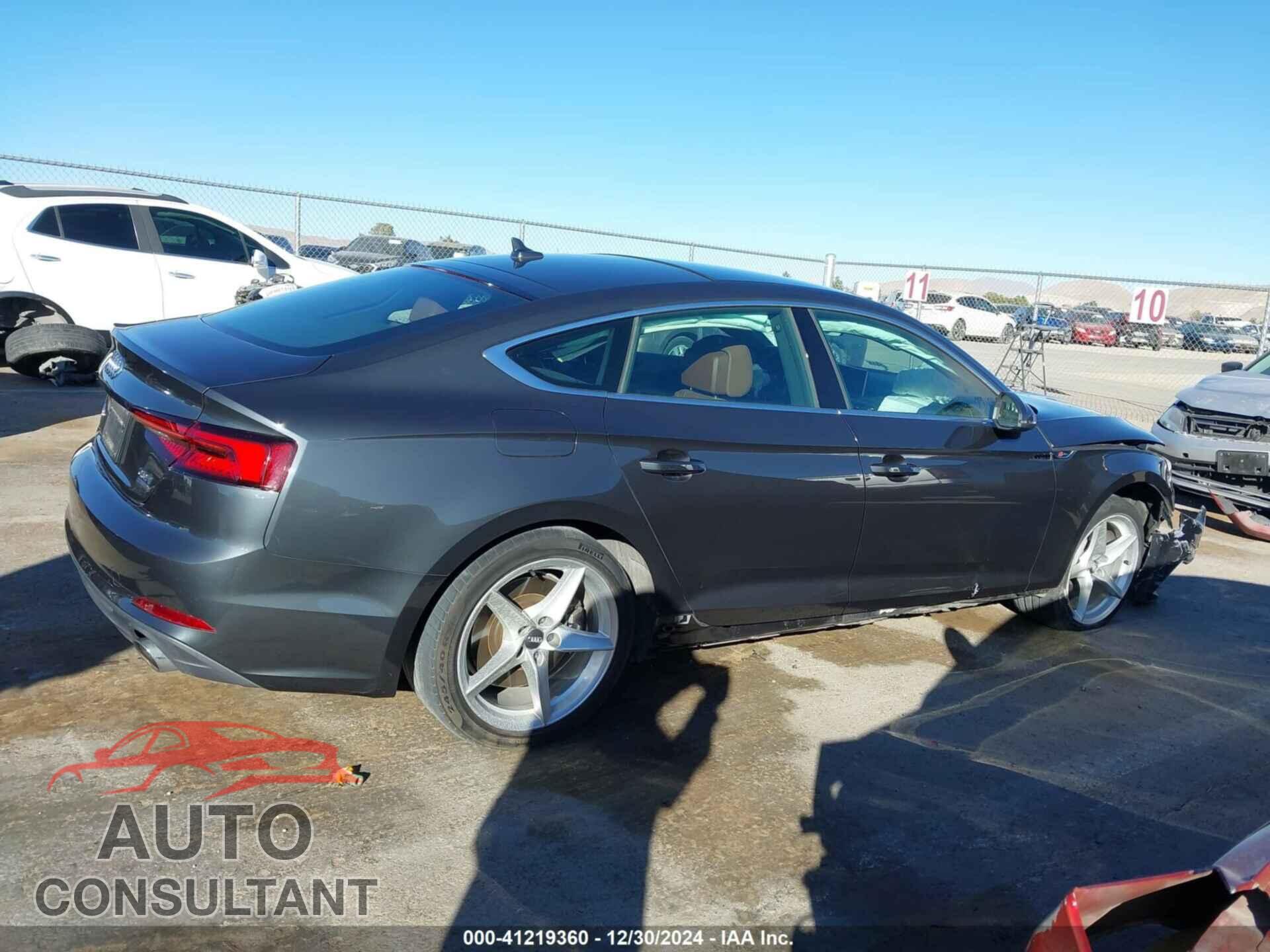 AUDI A5 2018 - WAUDNCF52JA044291