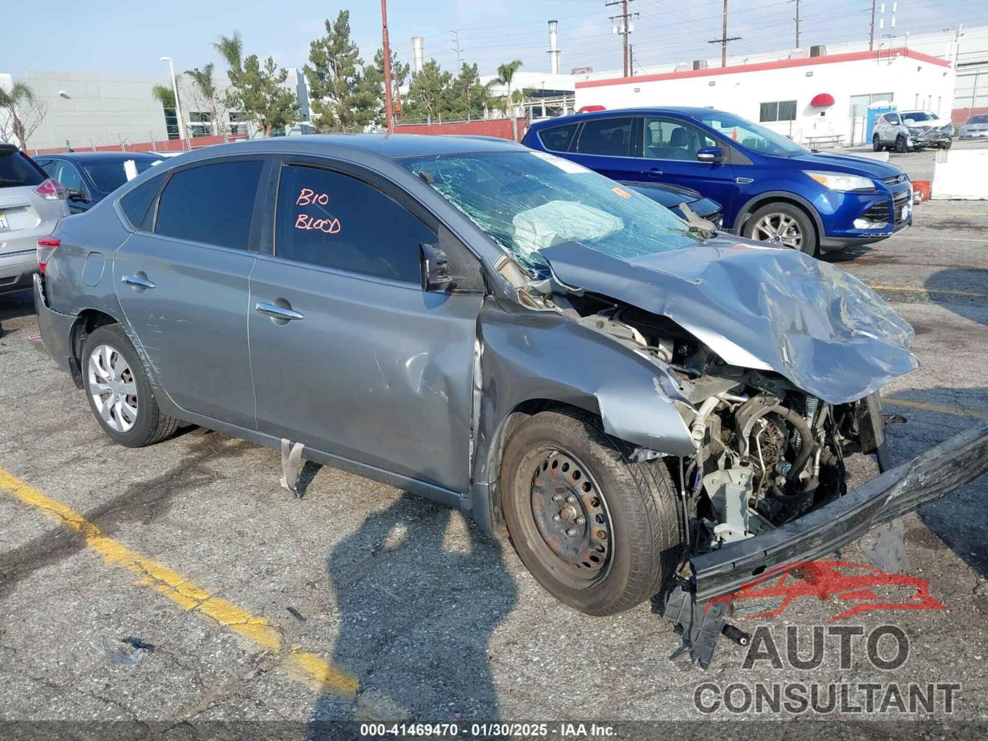 NISSAN SENTRA 2013 - 3N1AB7AP3DL704112