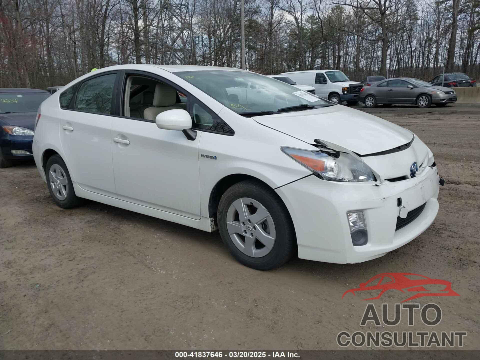 TOYOTA PRIUS 2010 - JTDKN3DU2A0066527