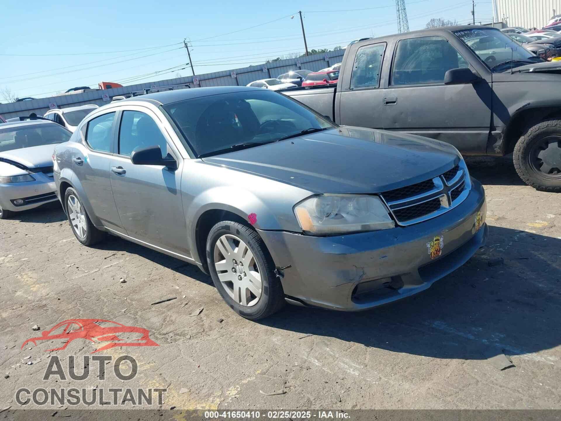 DODGE AVENGER 2013 - 1C3CDZAB2DN627219