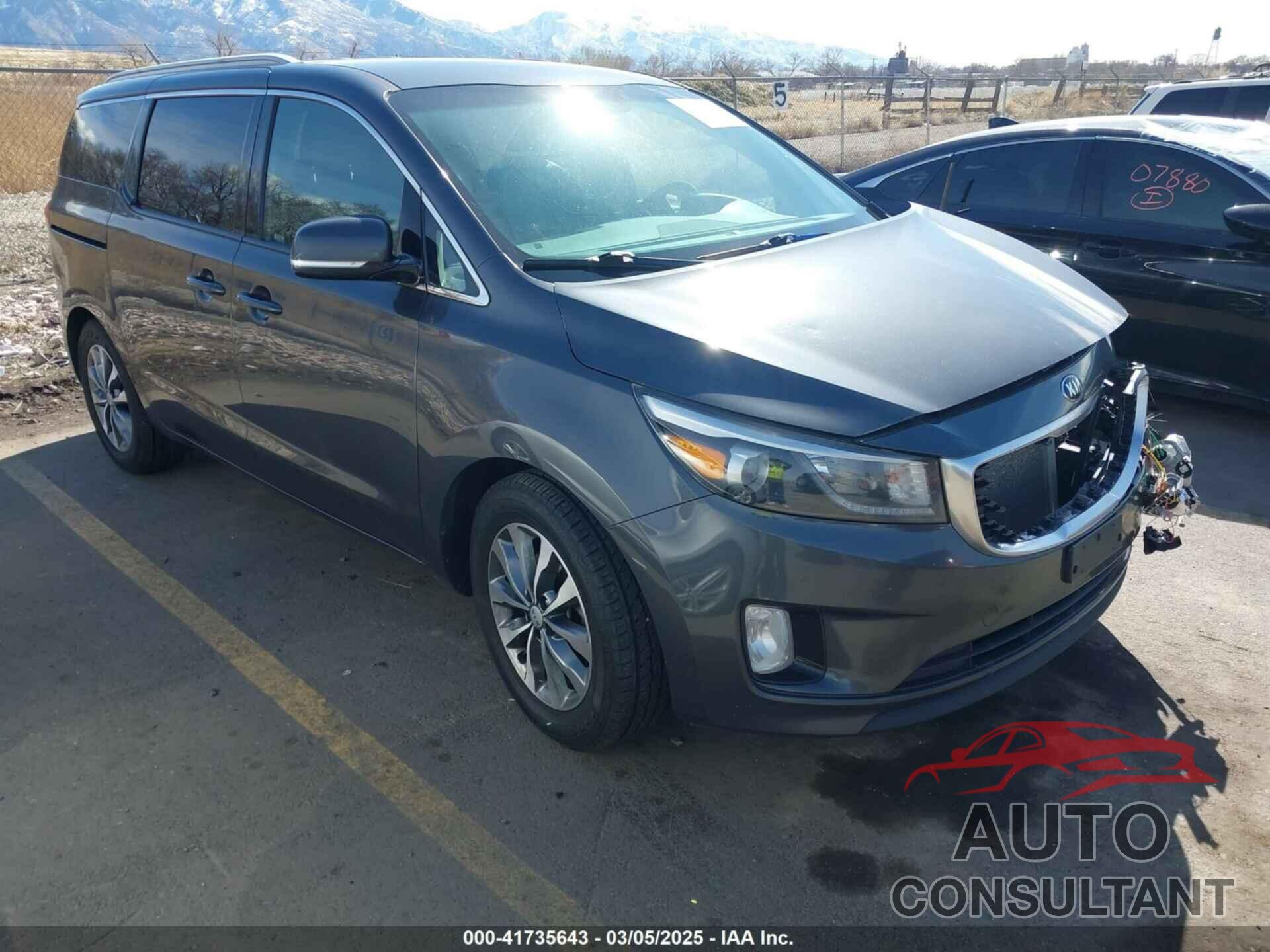 KIA SEDONA 2016 - KNDMC5C12G6187338
