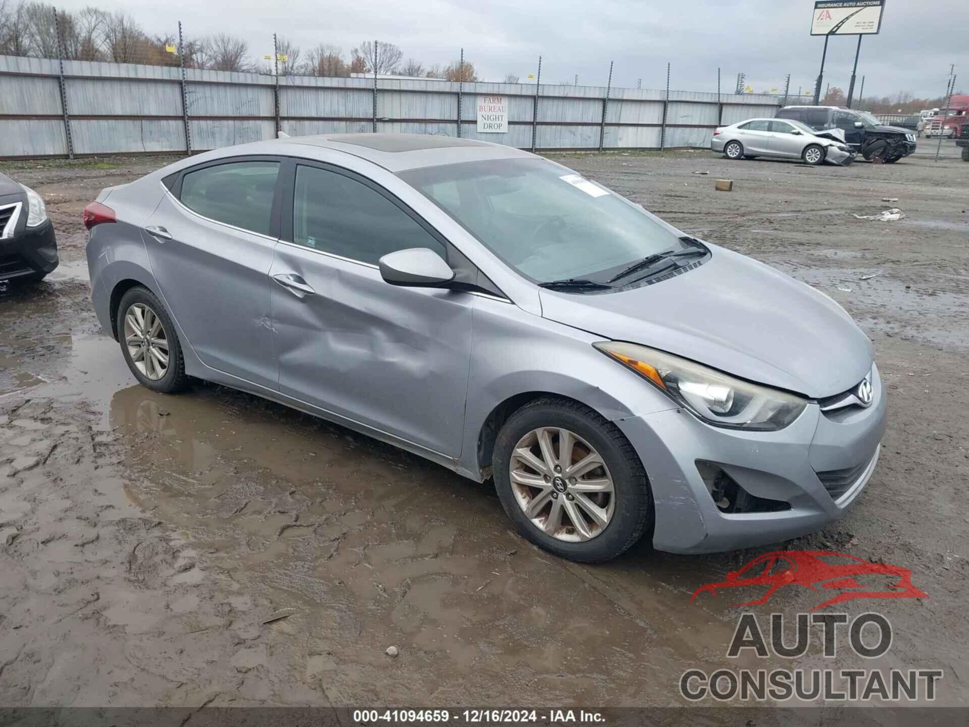 HYUNDAI ELANTRA 2015 - 5NPDH4AE2FH608156