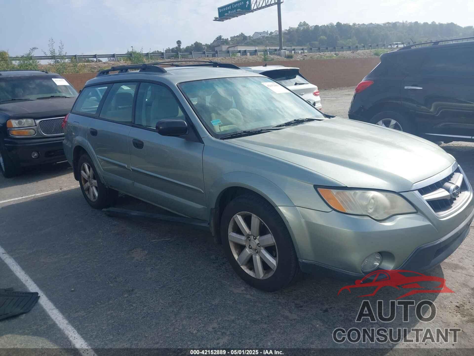 SUBARU OUTBACK 2009 - 4S4BP61C697334517