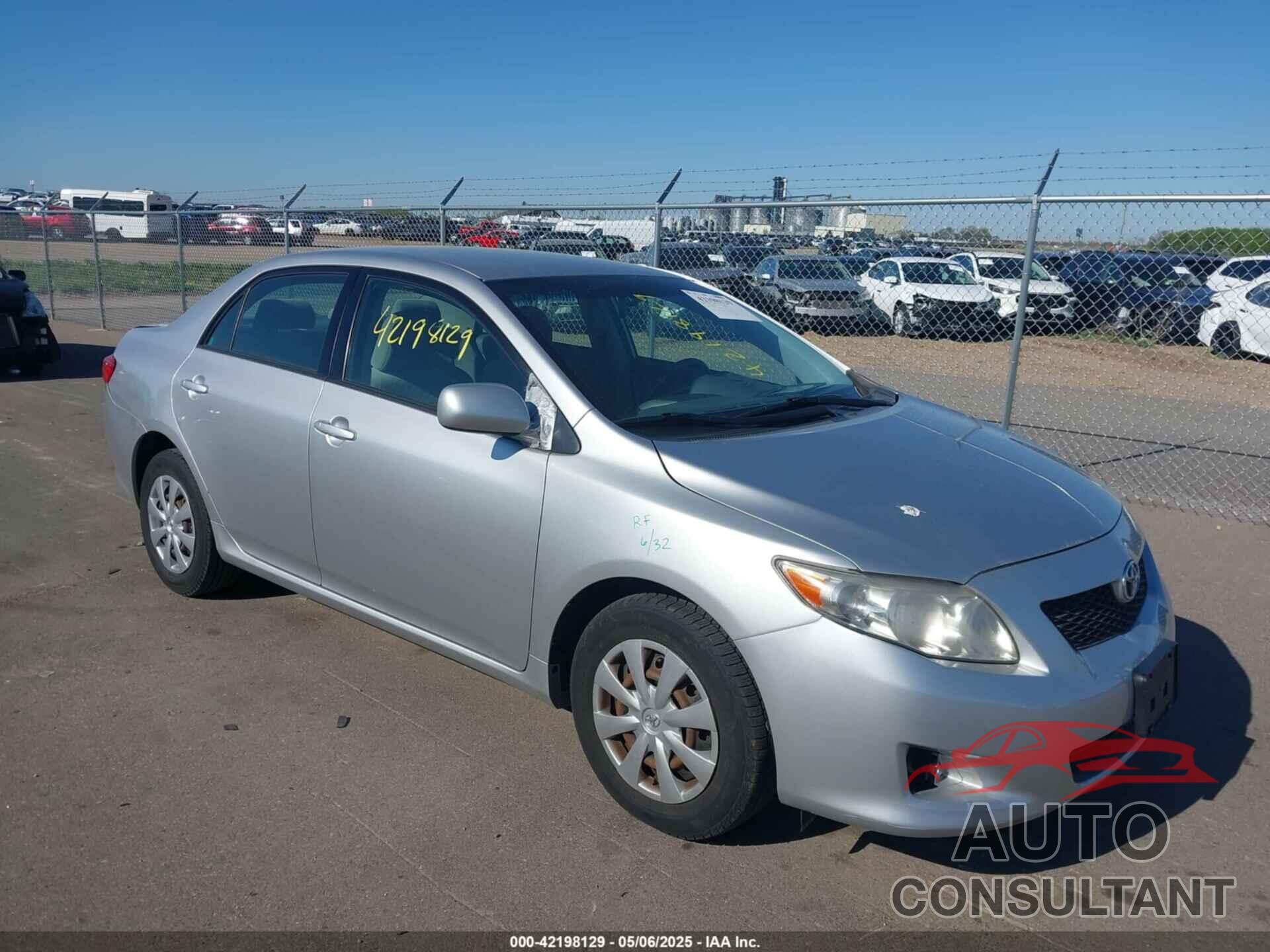 TOYOTA COROLLA 2009 - JTDBL40E899061897