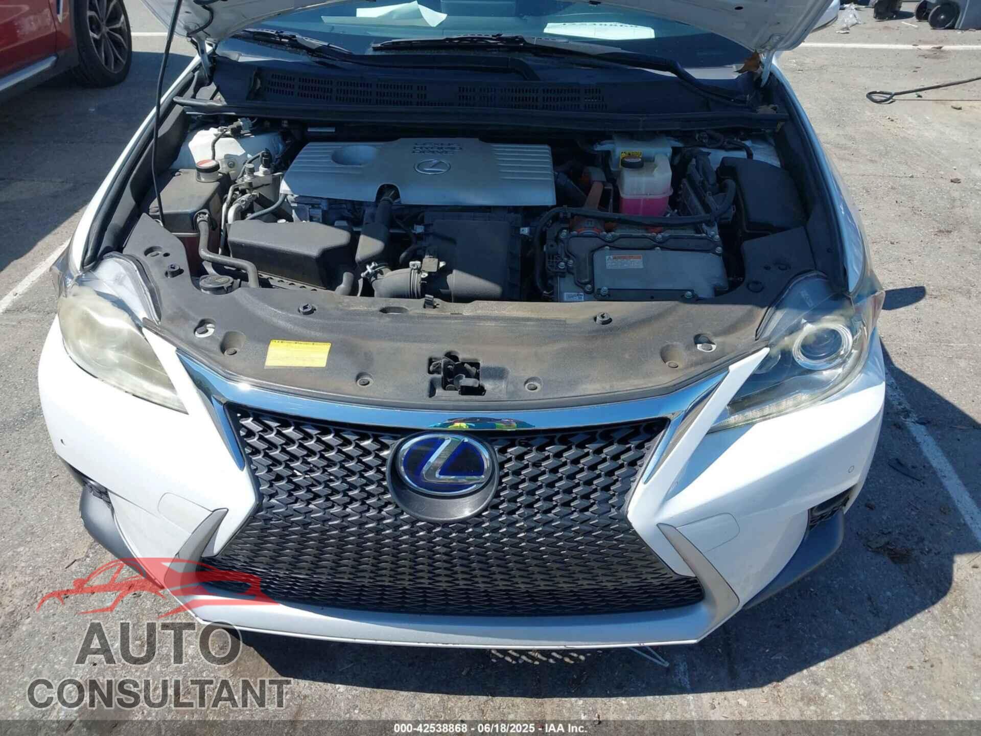 LEXUS CT 200H 2014 - JTHKD5BH4E2194507